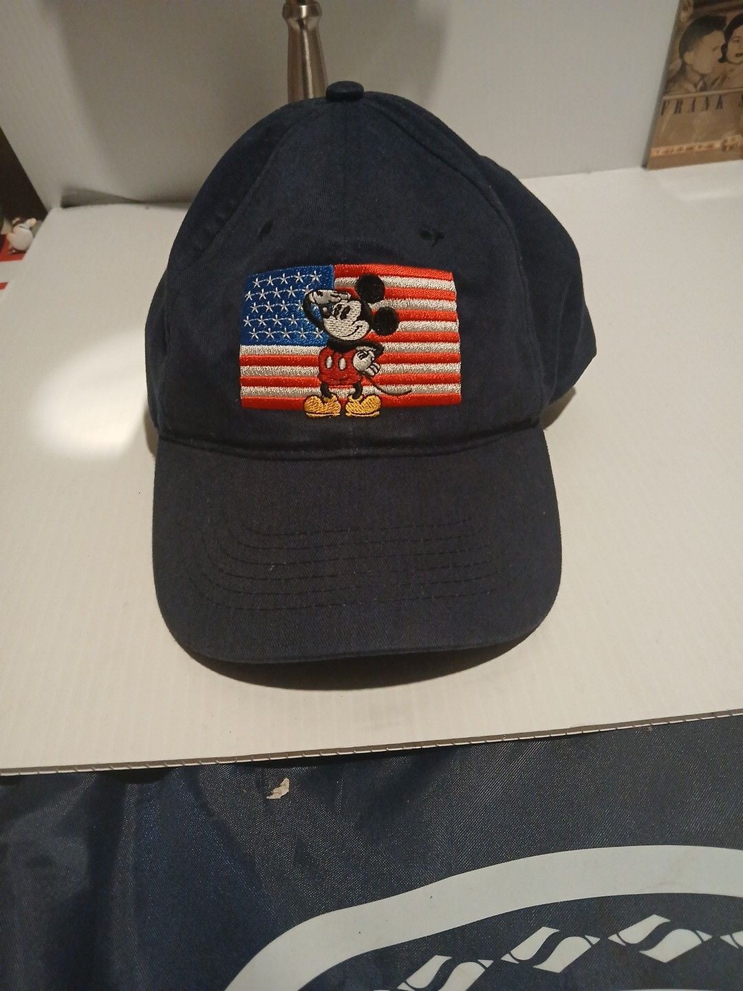 Disney Store Mickey Mouse American Flag Youth Adjustable Hat Cap 1