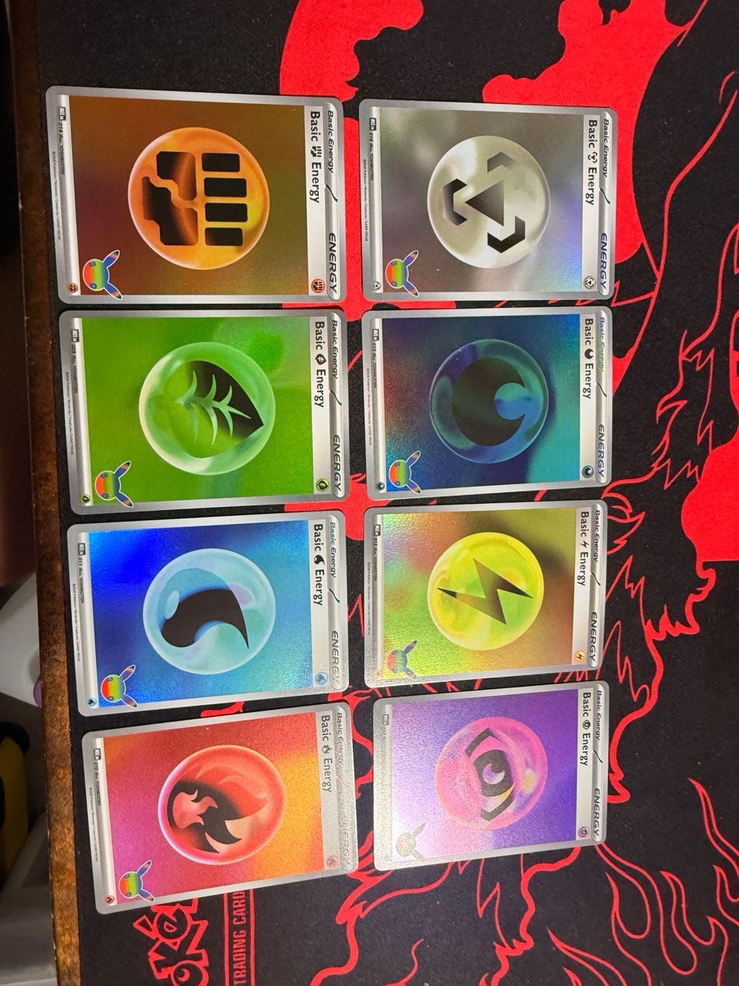 Pokemon TCG Celebrations Holo Basic Energy Lot of 8 Cards 2