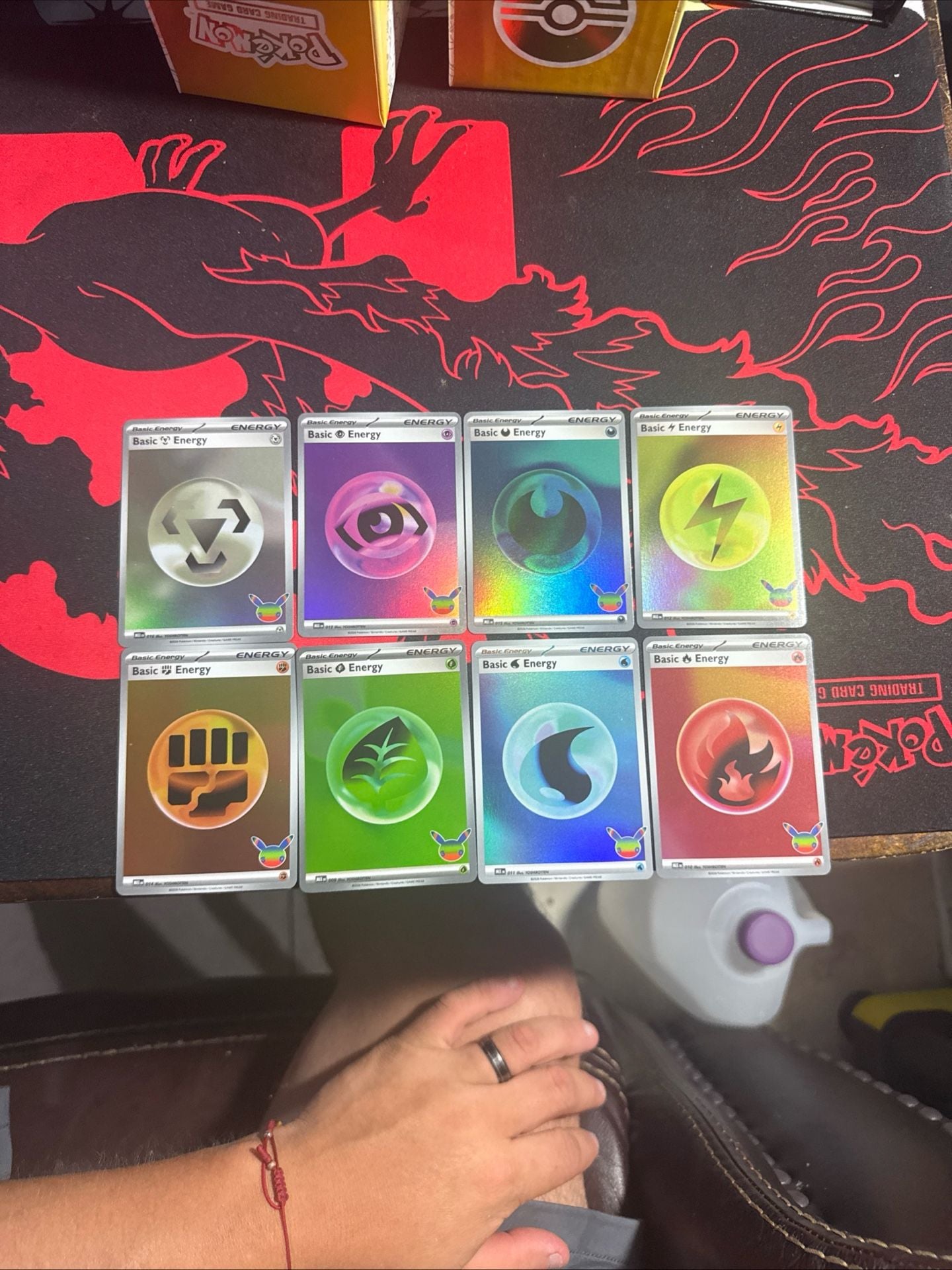 Pokemon TCG Celebrations Holo Basic Energy Lot of 8 Cards 4