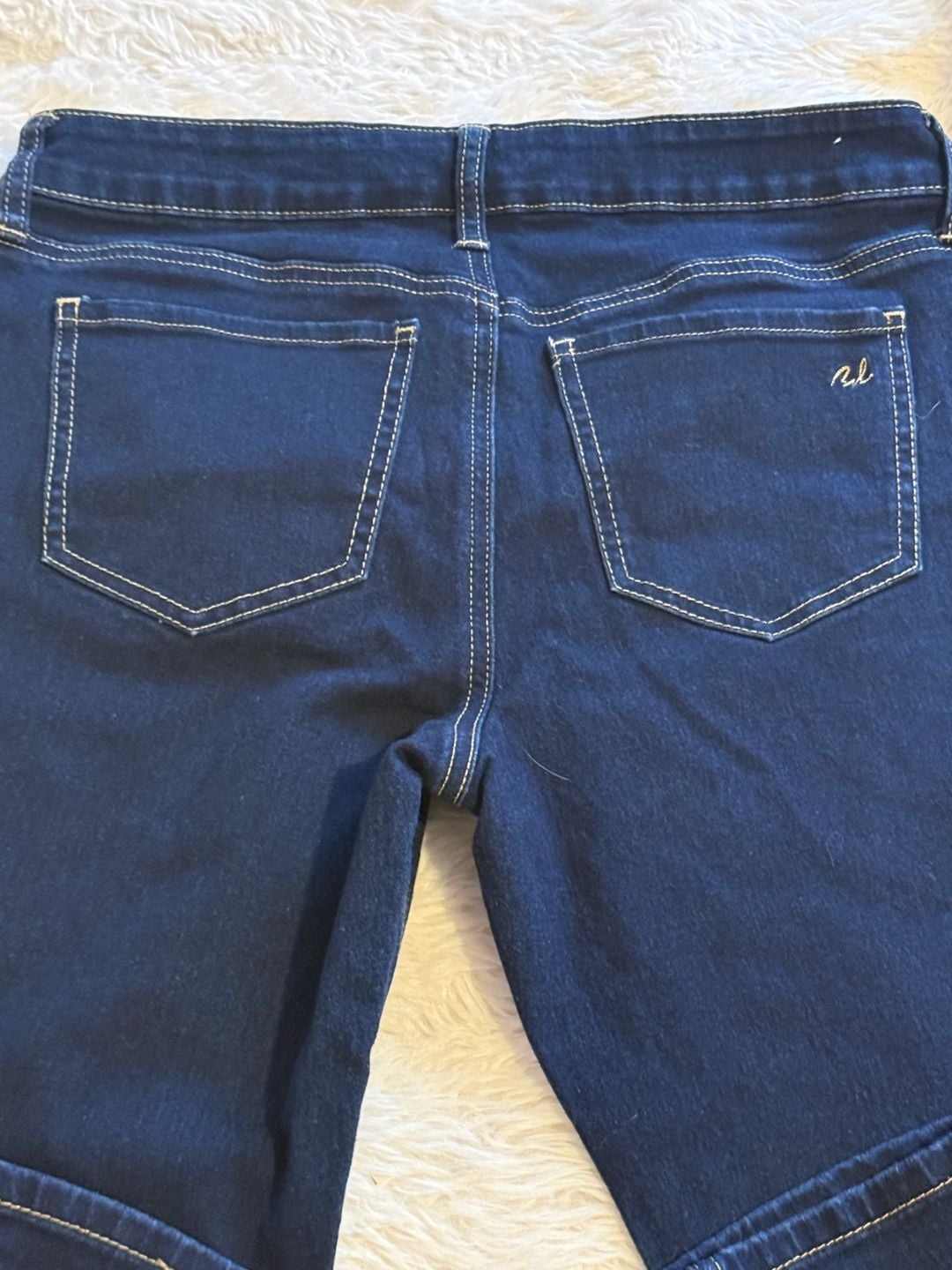 Blue Desire Skinny Jeans Size 13 Dark Wash Curvy 5