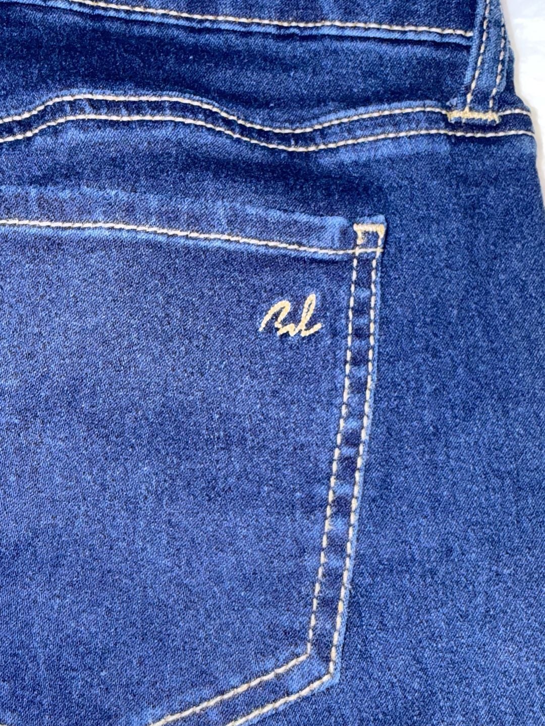 Blue Desire Skinny Jeans Size 13 Dark Wash Curvy 6