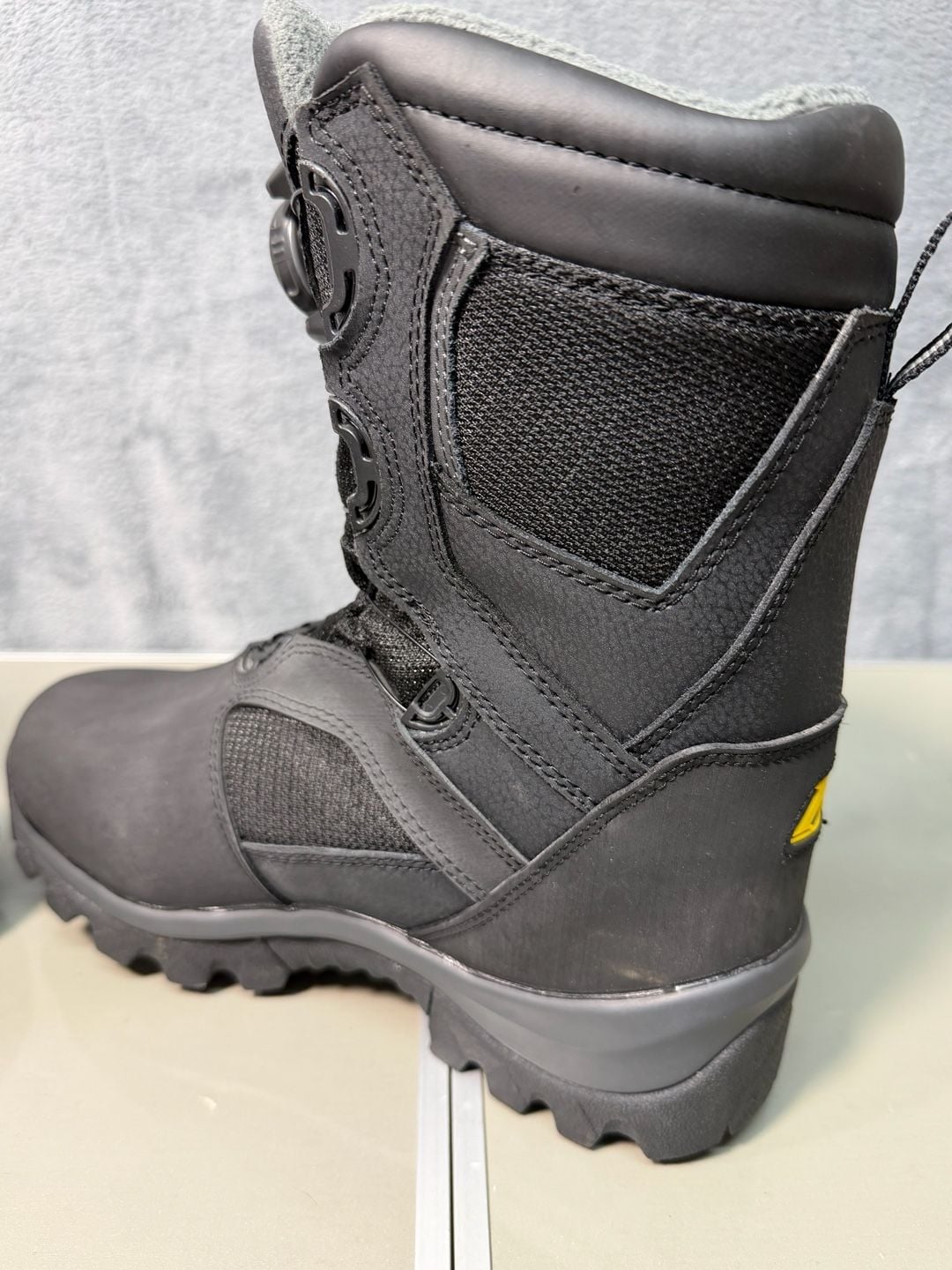 Klim Adrenaline BOA men’s  7/ 8.5 women’s Black Snowmobile Boots Gore-Tex unisex 8