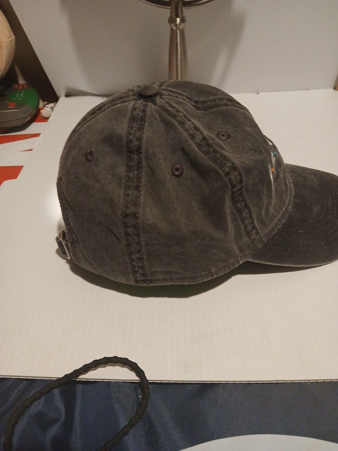 Friends TV Show Embroidered Logo Washed Black Baseball Cap Hat 3