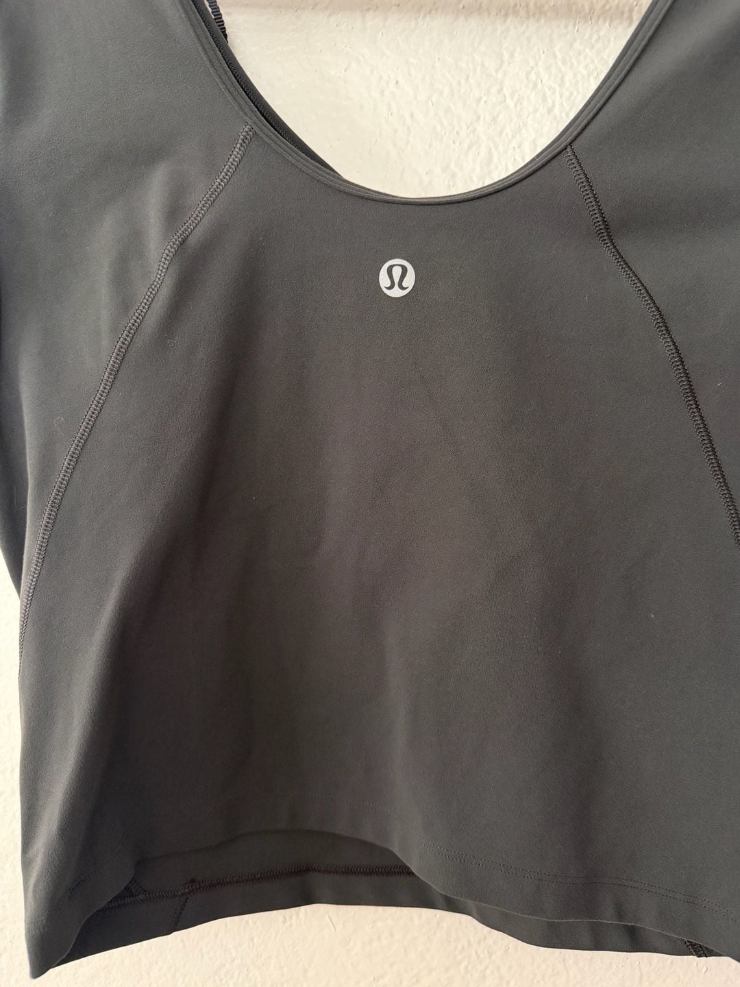 Lululemon Crop Short Sleeve Shirt Size 6 Gray Athletic Top 7