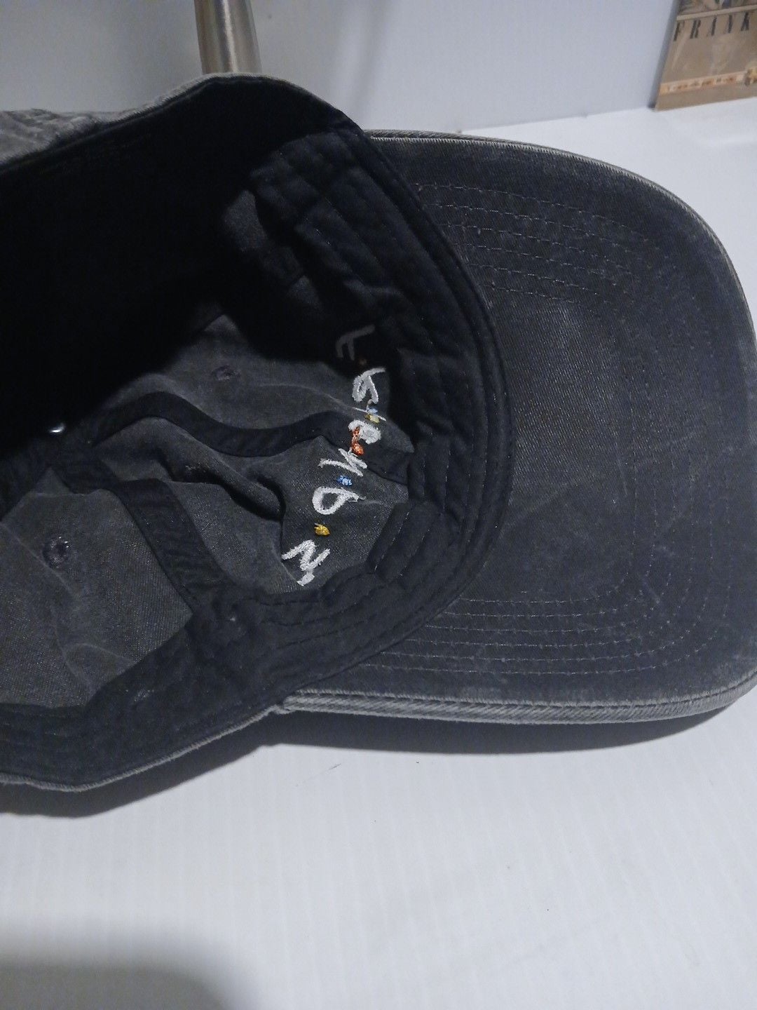 Friends TV Show Embroidered Logo Washed Black Baseball Cap Hat 6