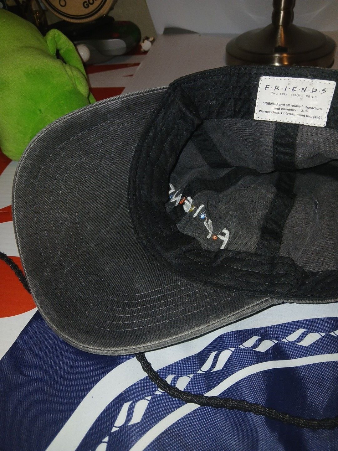 Friends TV Show Embroidered Logo Washed Black Baseball Cap Hat 8