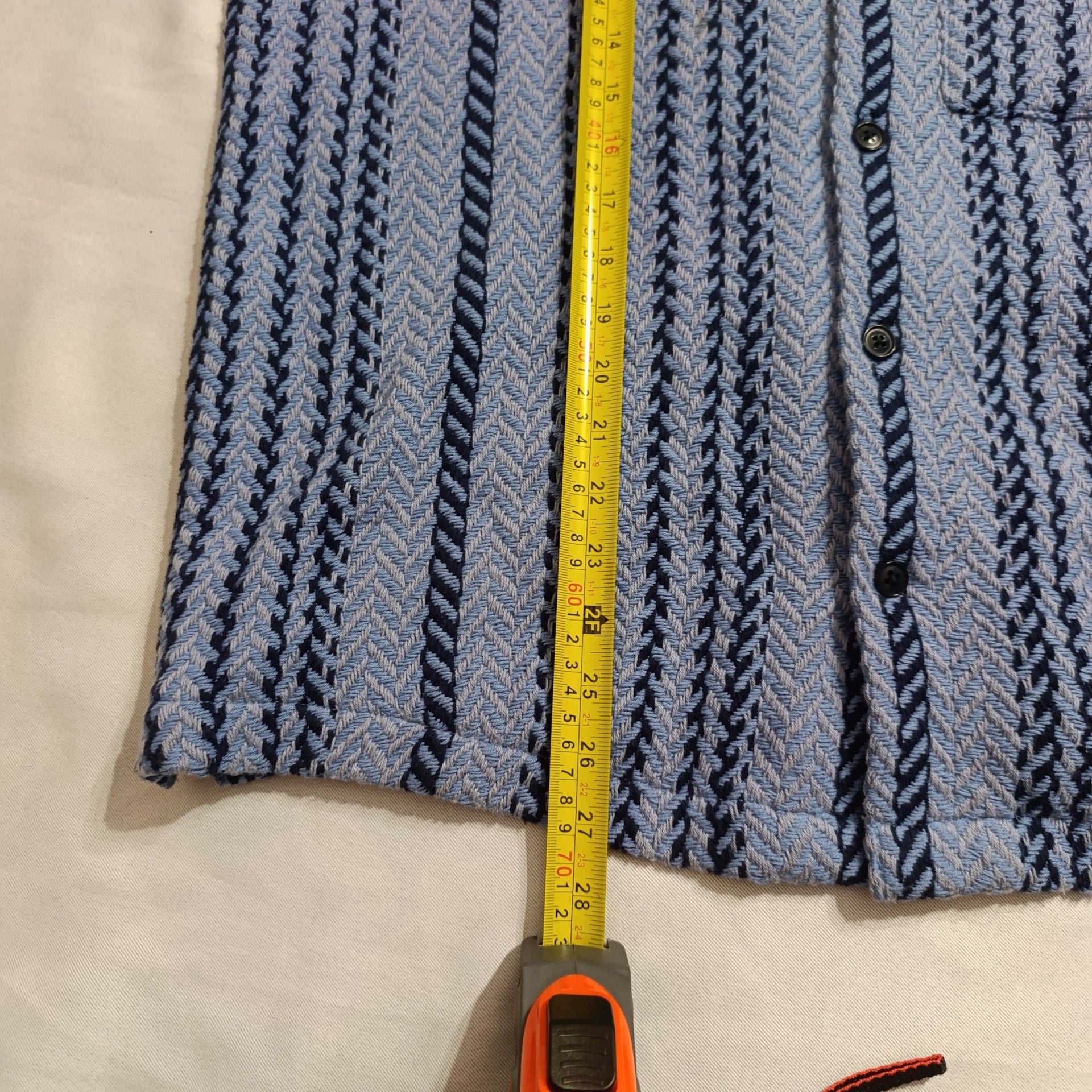 Gap Standard Fit Stretch Short Sleeve Shirt Size M Blue 7