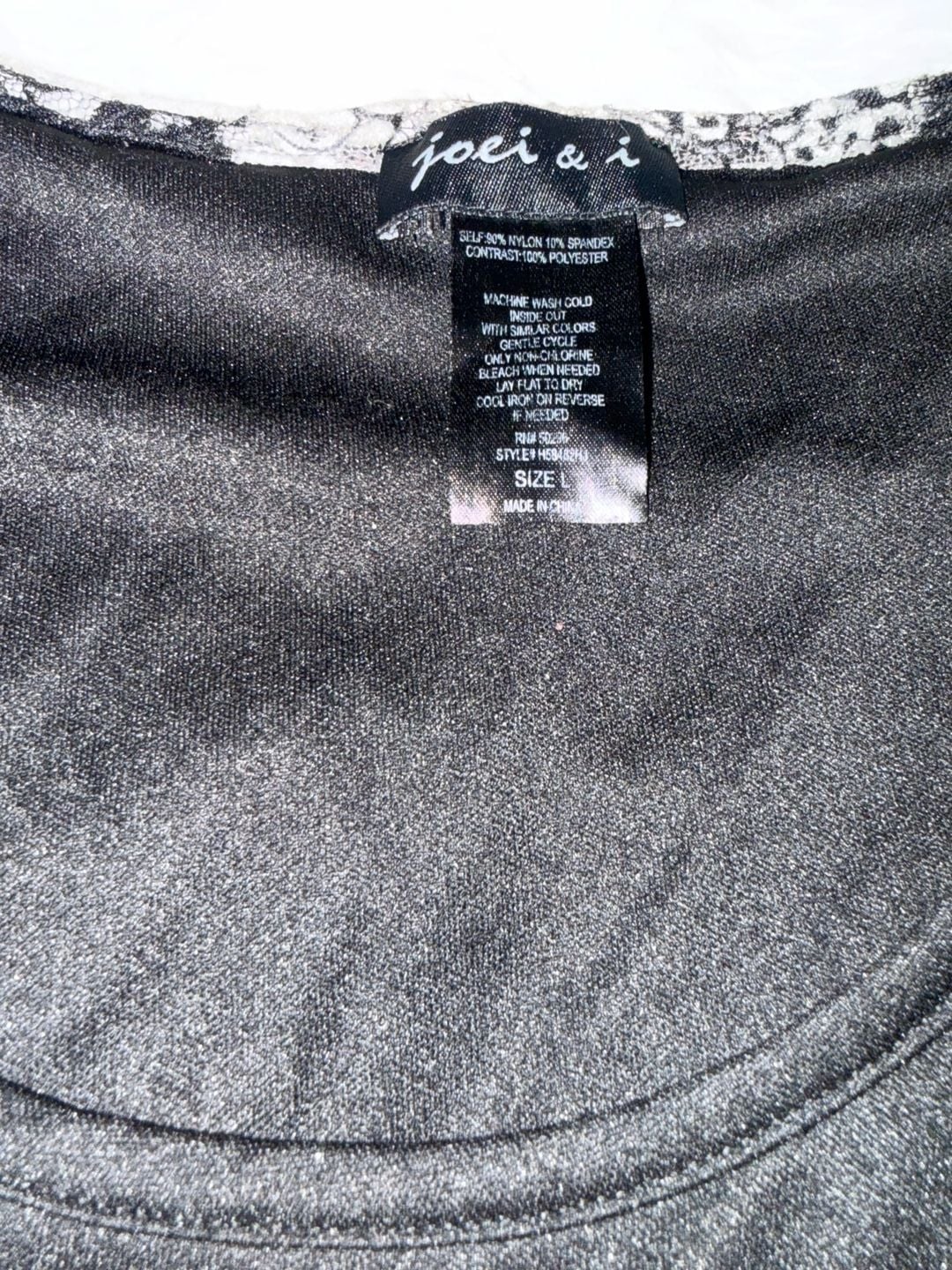 Jovi & I Floral Lace Cardigan Size 3X Black White Open Front 8