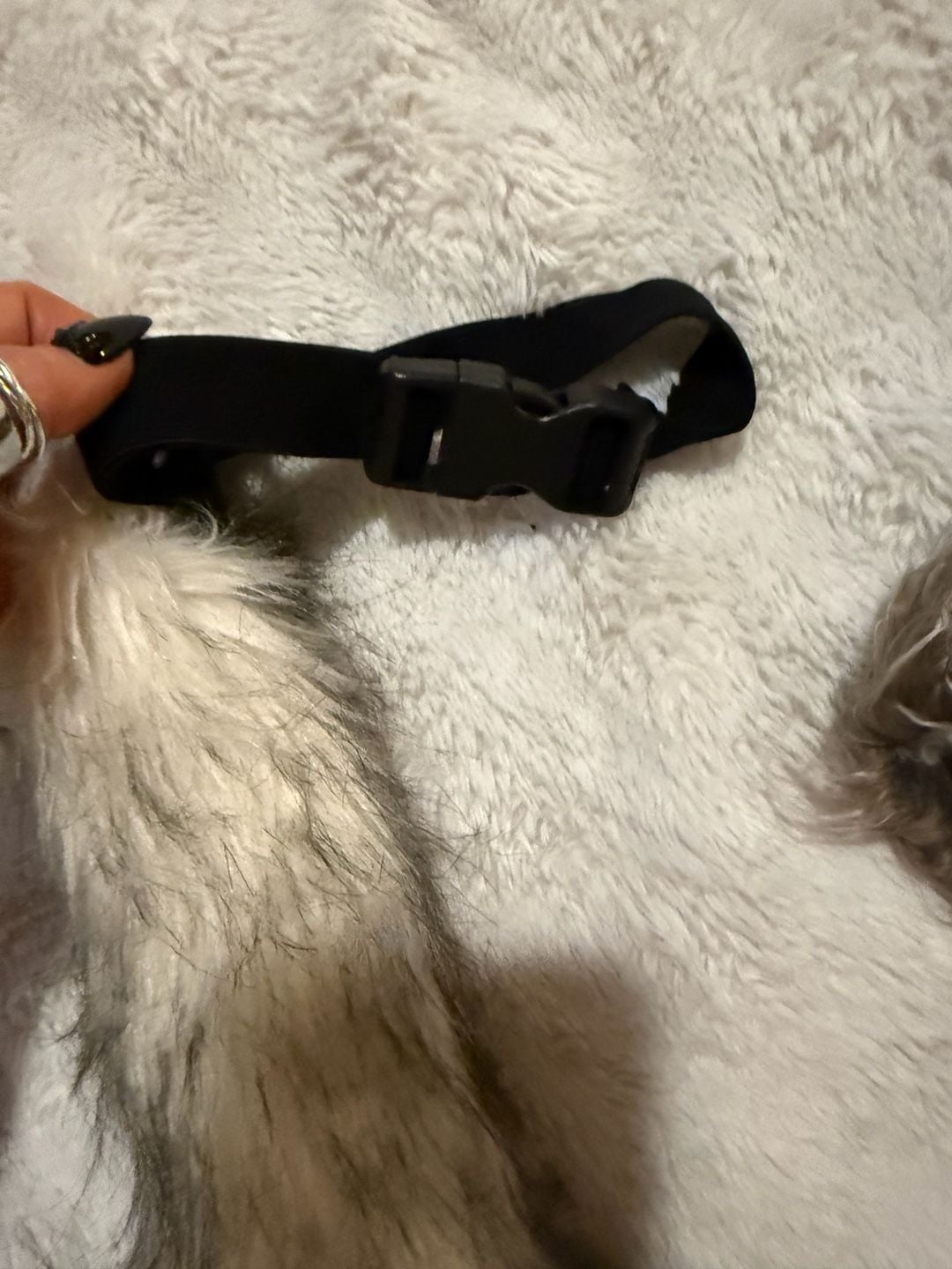 Kids Faux Fur Wolf Ears Headband And Tail Set 6