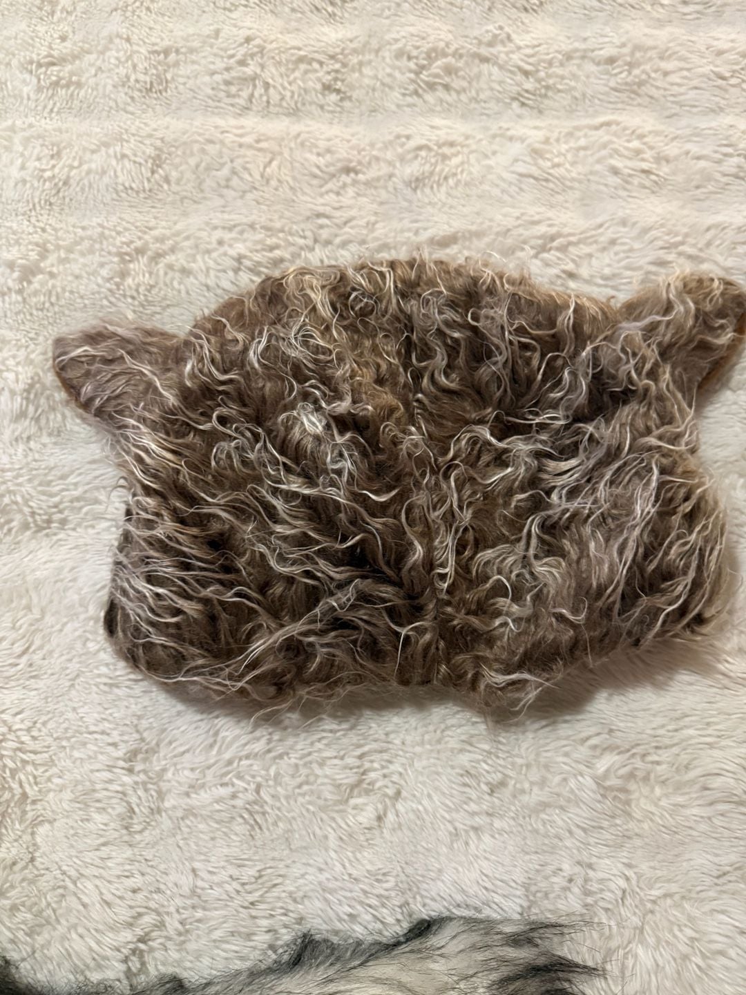 Kids Faux Fur Wolf Ears Headband And Tail Set 7