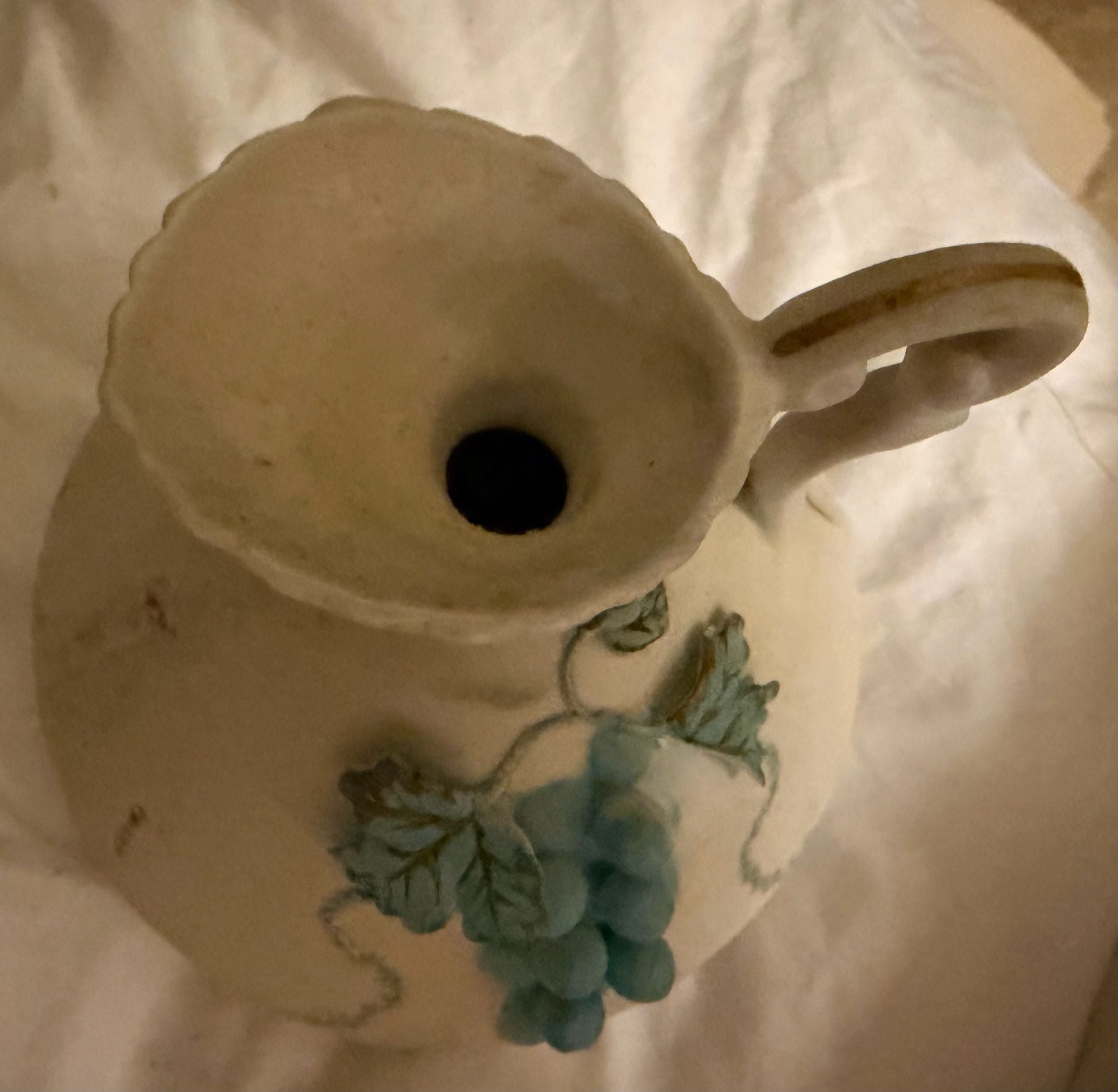 Lefton China 2188 Hand Painted Grape Pitcher 4
