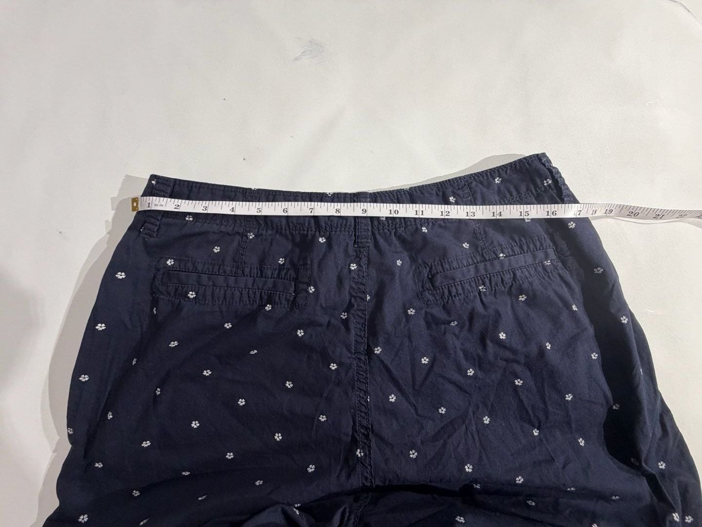 Arizona Jean Co Navy Floral Print Shorts Mens Size 34 7