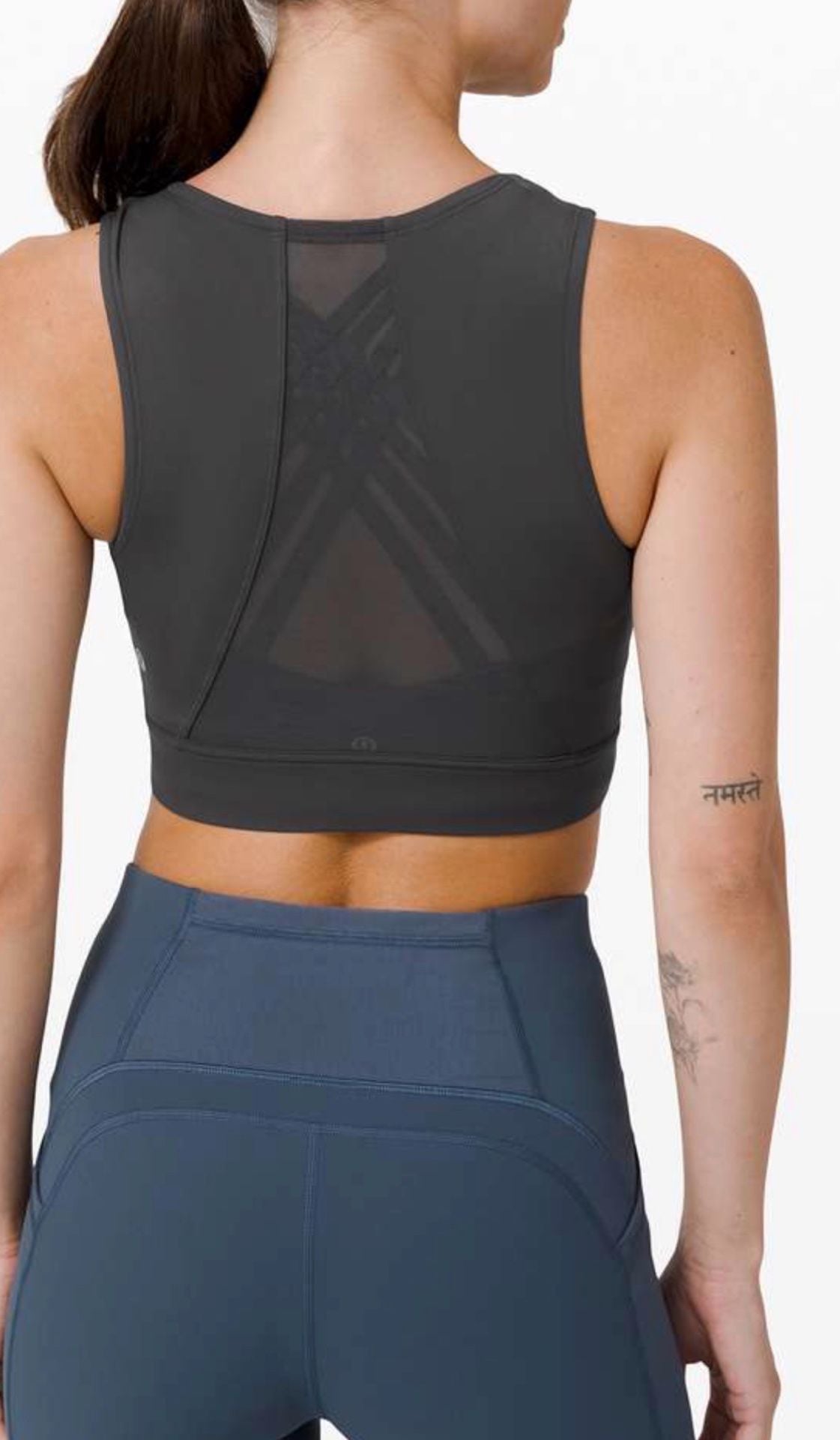 Lululemon Energy Tank Size 6 Dark Gray 3