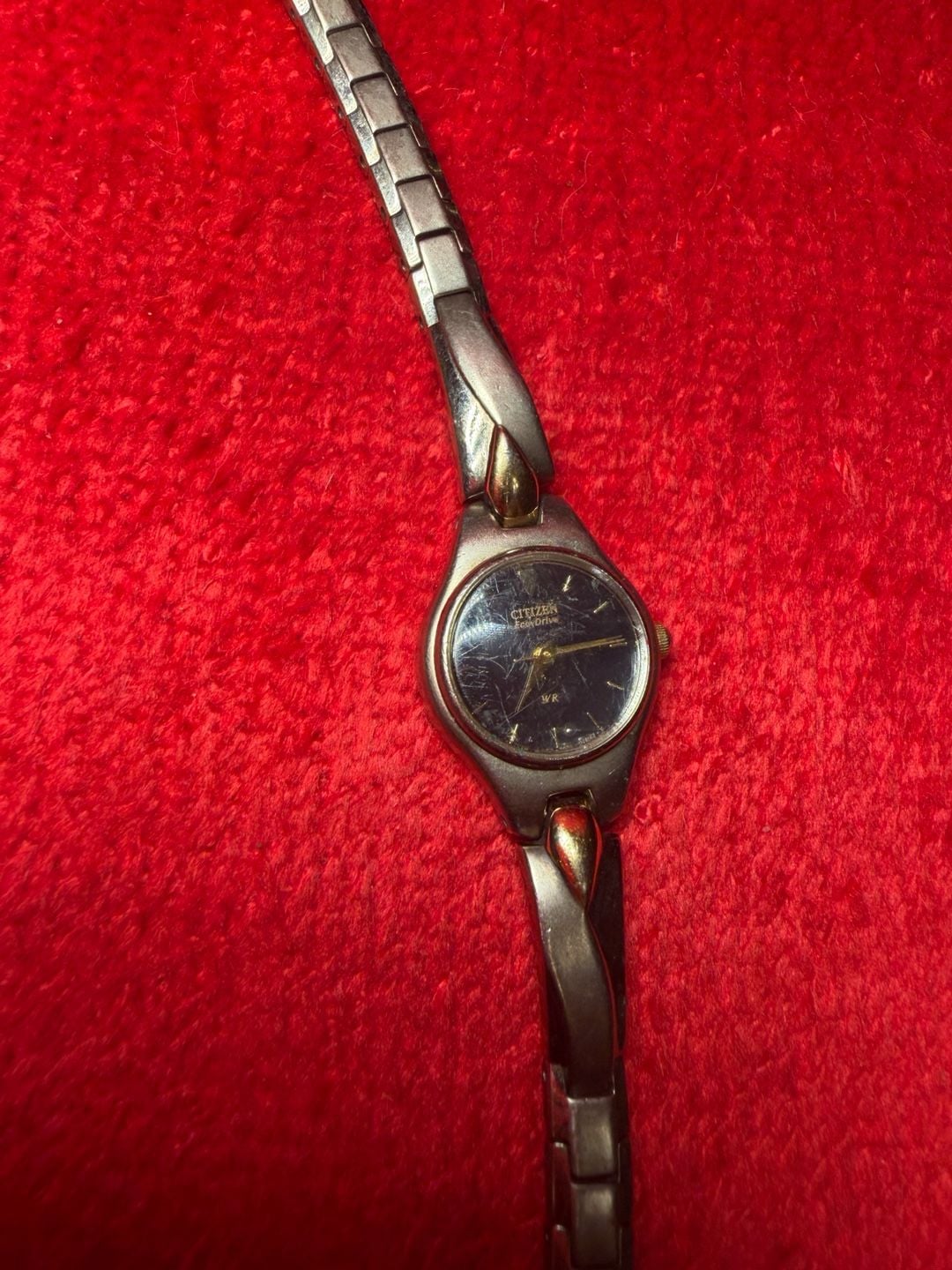 Citizen Eco-Drive Two Tone Black Dial Watch B023-S0140 3