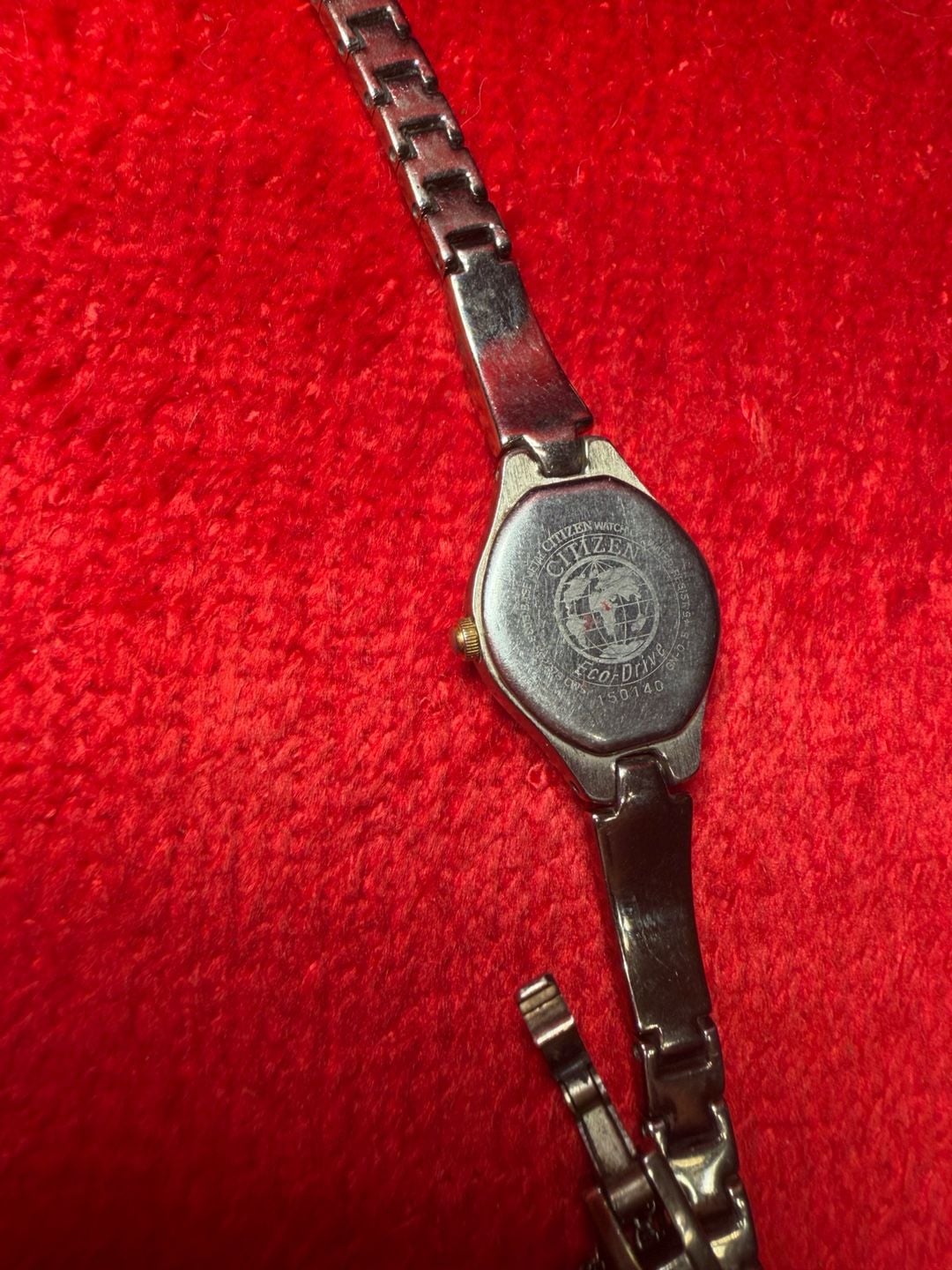 Citizen Eco-Drive Two Tone Black Dial Watch B023-S0140 4