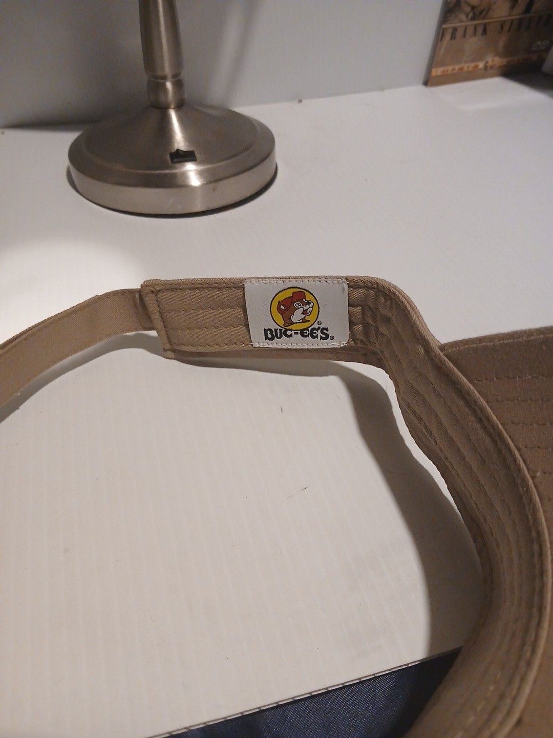 Buc-ee's Tan Visor Hat 5