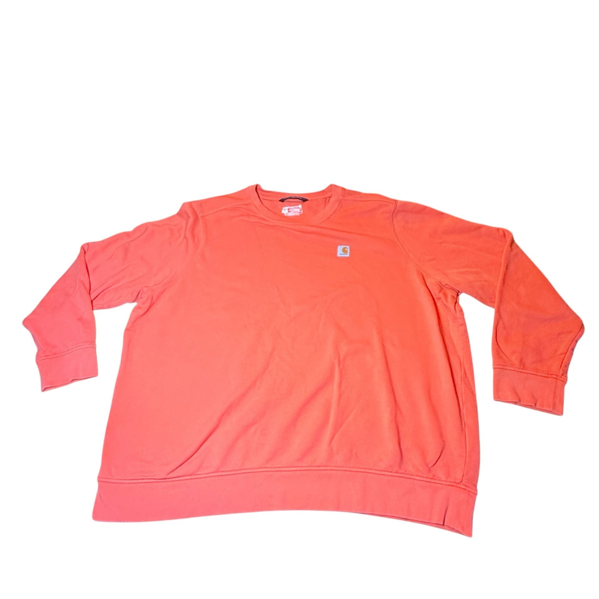 Carhartt Tencel Fiber Series Sweatshirt Size 2X Coral Orange 2