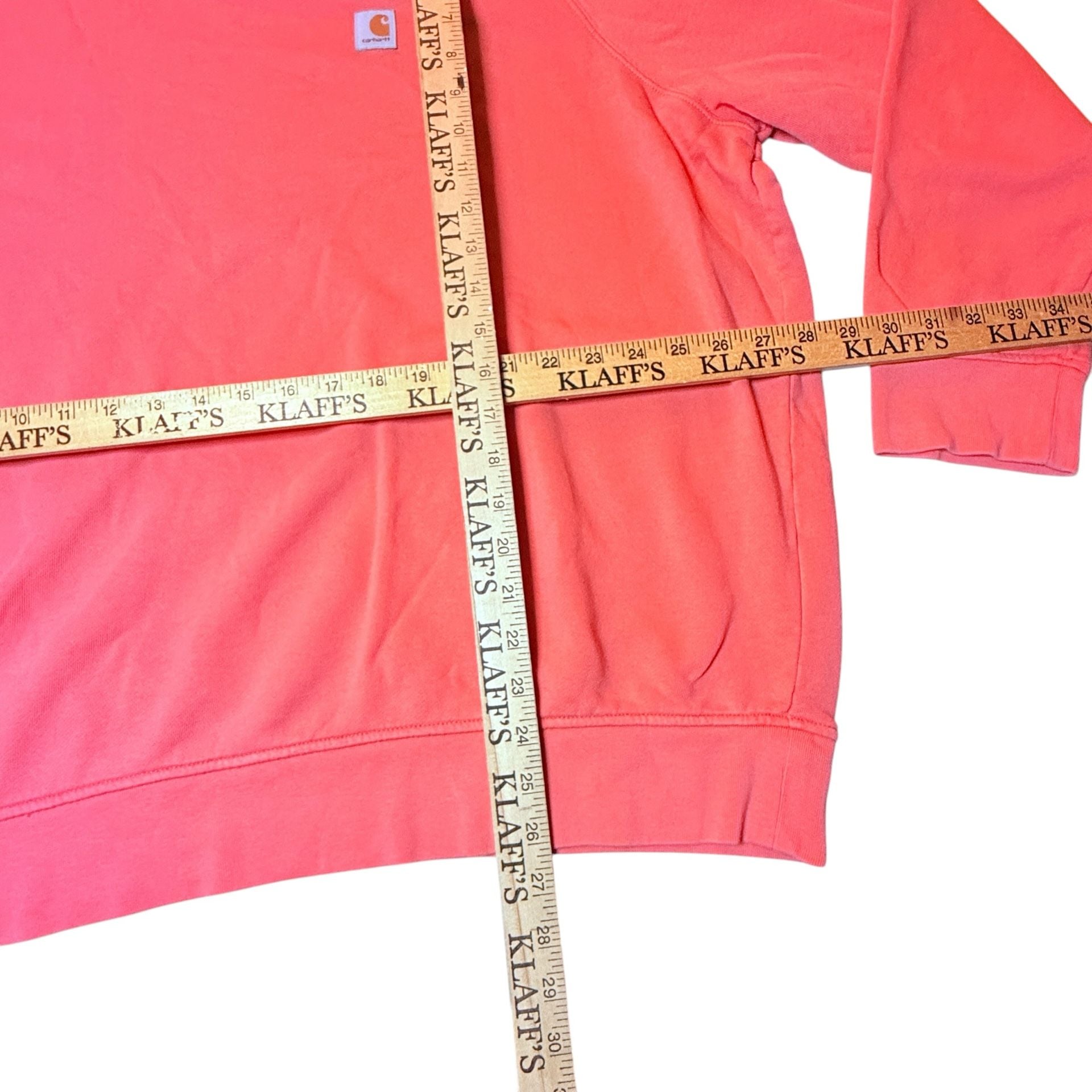 Carhartt Tencel Fiber Series Sweatshirt Size 2X Coral Orange 8