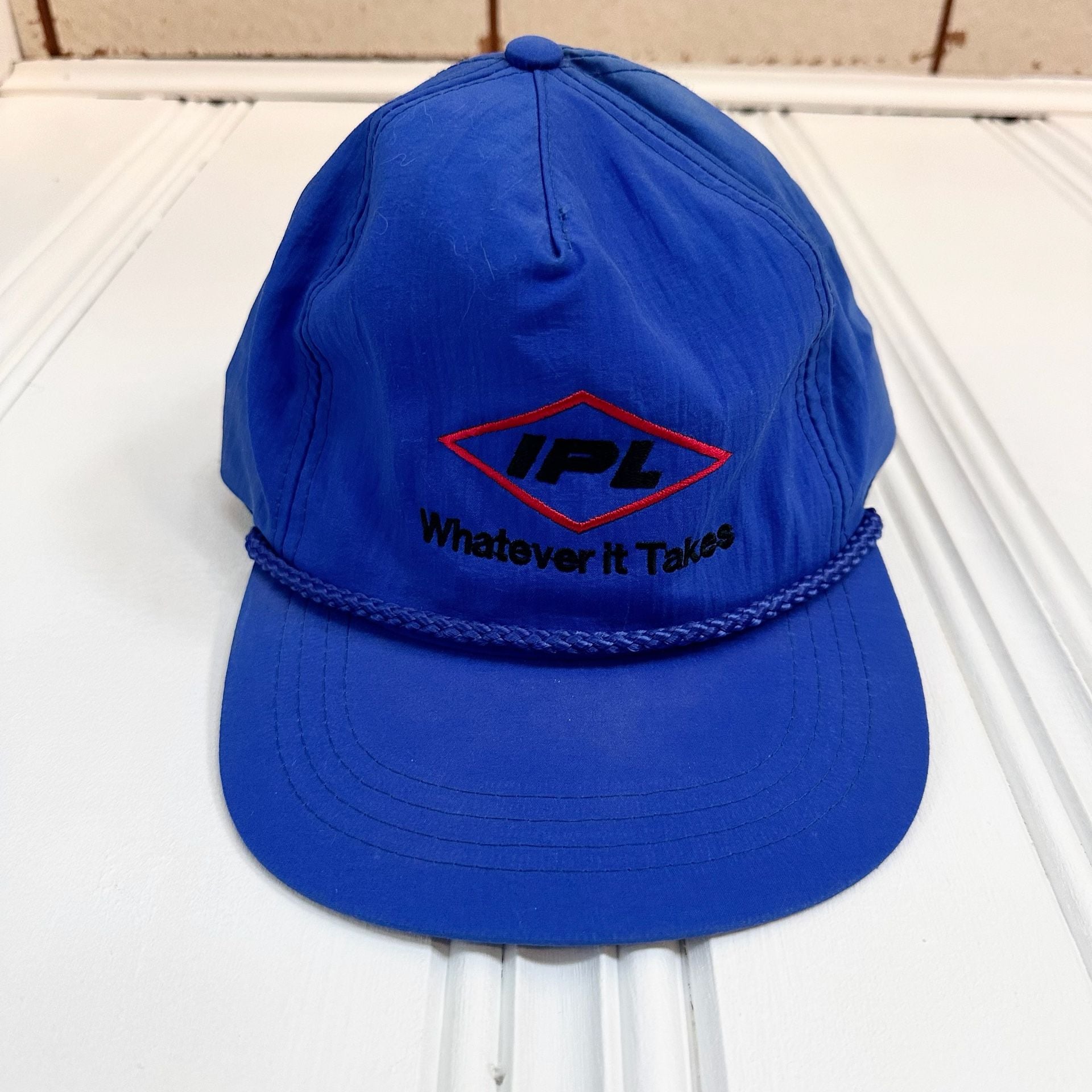 Vintage IPL “Whatever It Takes” Rope Hat Blue Cap 2