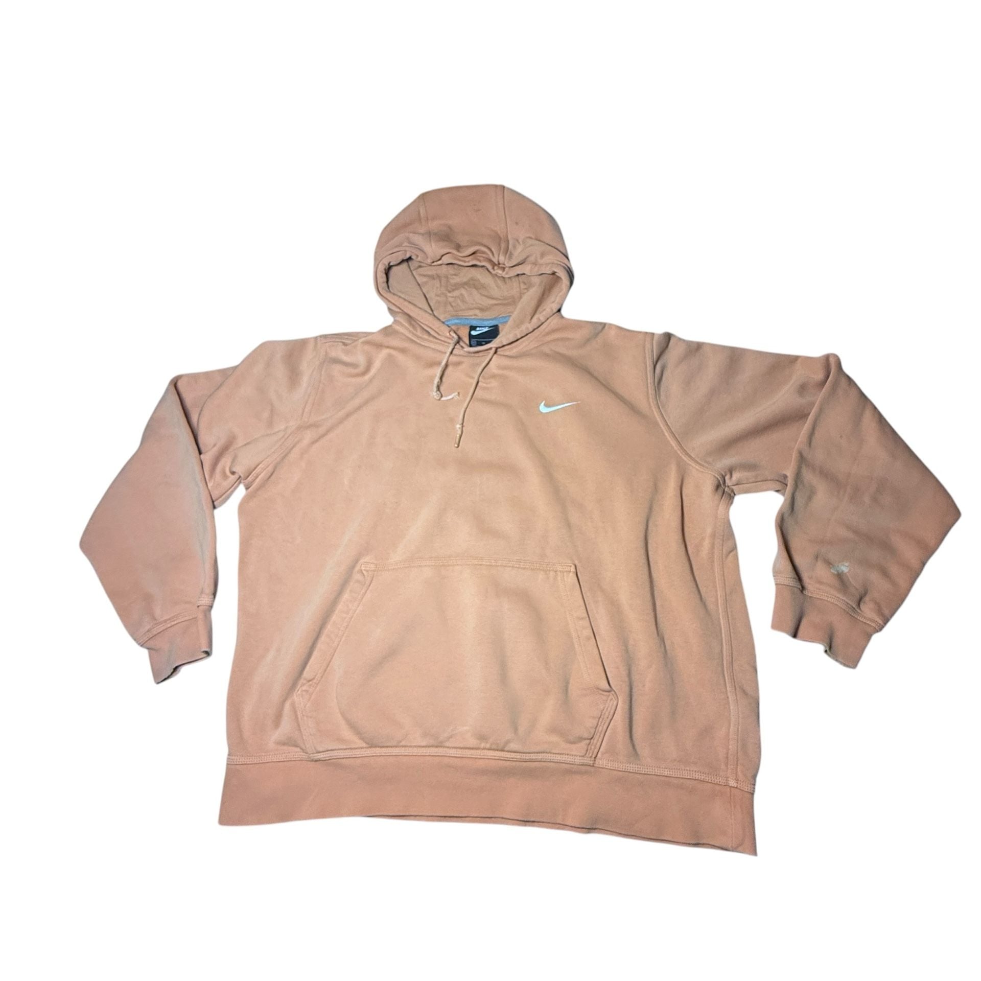 Nike Hoodie Sweatshirt Size XL Peach Orange Embroidered Swoosh 2