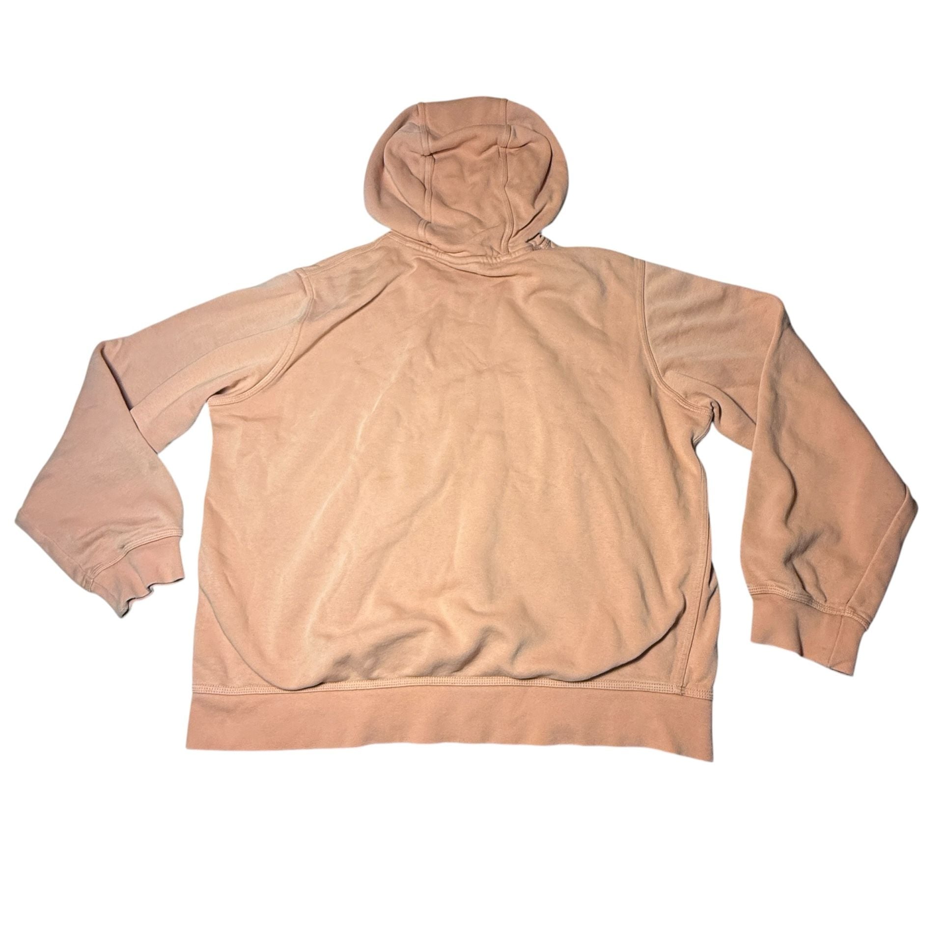 Nike Hoodie Sweatshirt Size XL Peach Orange Embroidered Swoosh 8