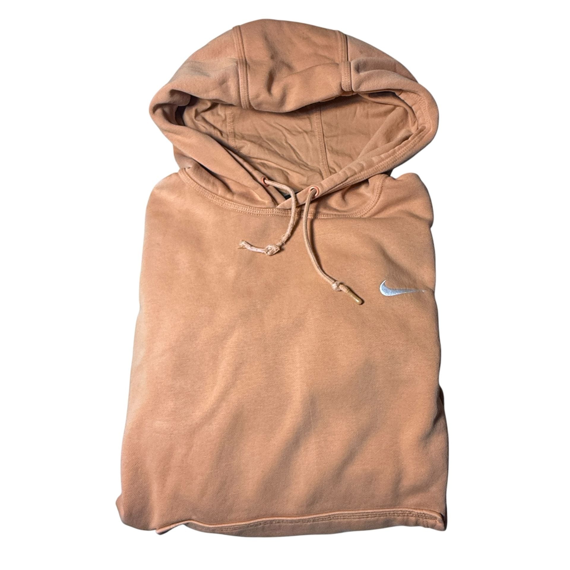 Nike Hoodie Sweatshirt Size XL Peach Orange Embroidered Swoosh 11