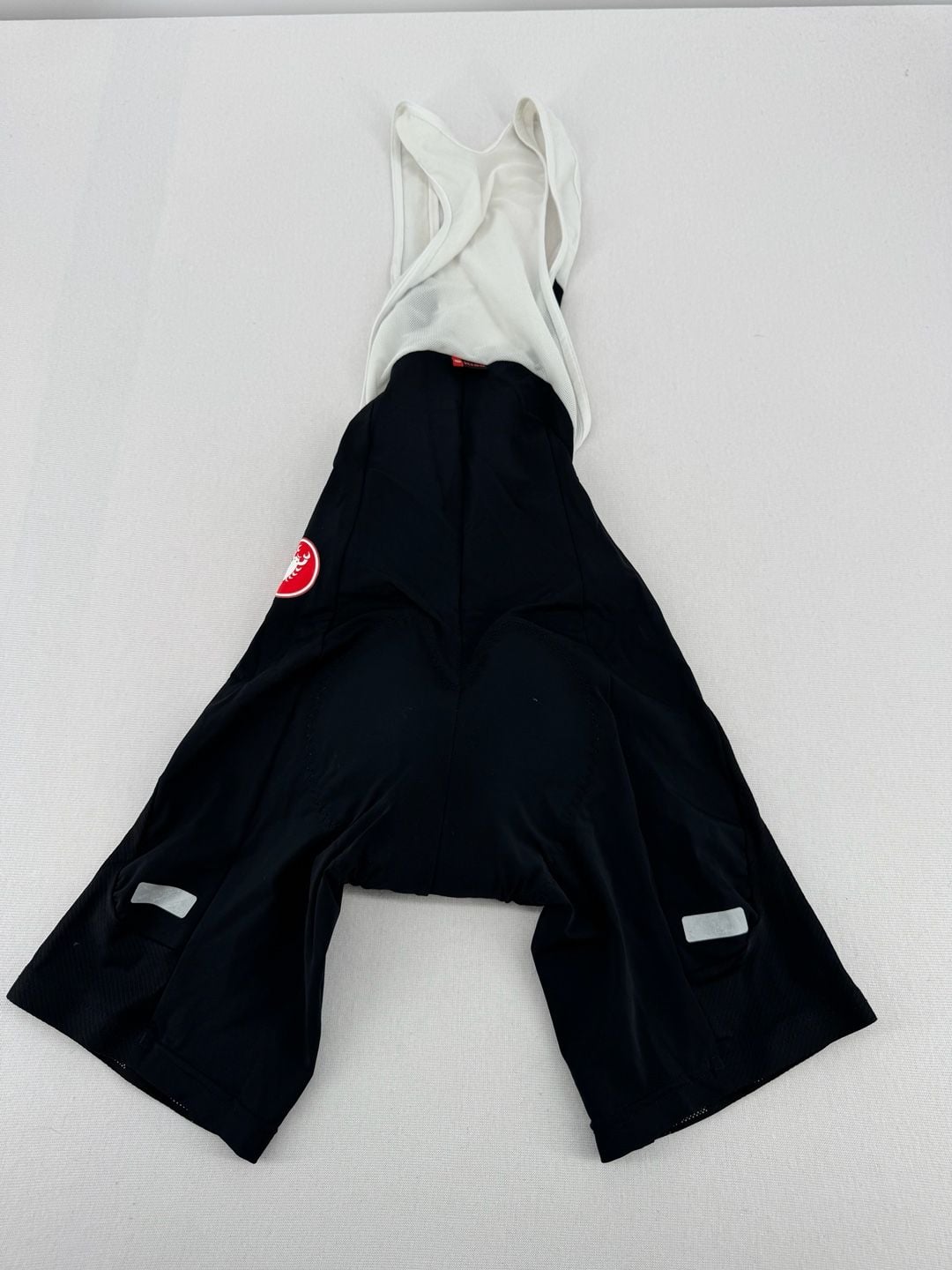 Castelli Cycling Bib Shorts Size L Black White 3