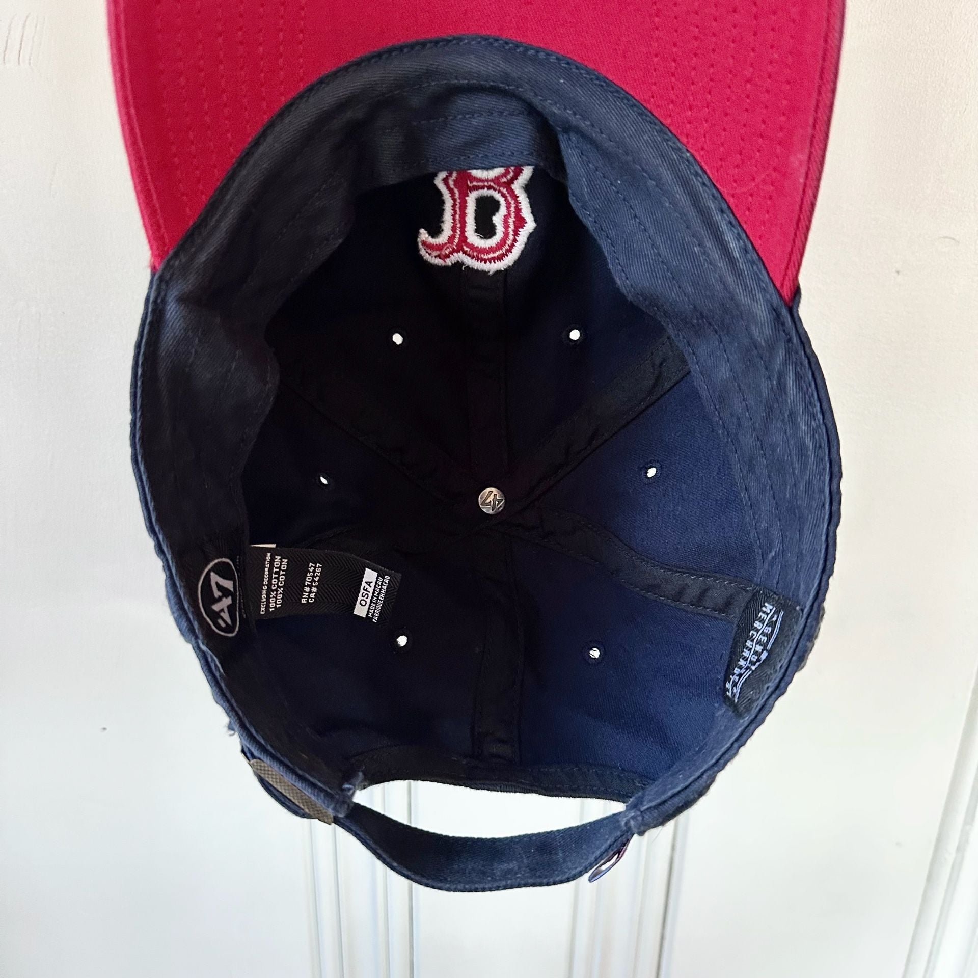 Boston Red Sox MLB Baseball Hat Cap Navy Red 3