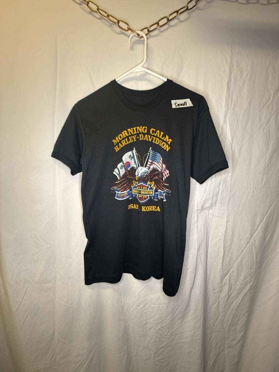 Harley-Davidson Osan Korea Morning Calm T-Shirt Small 2