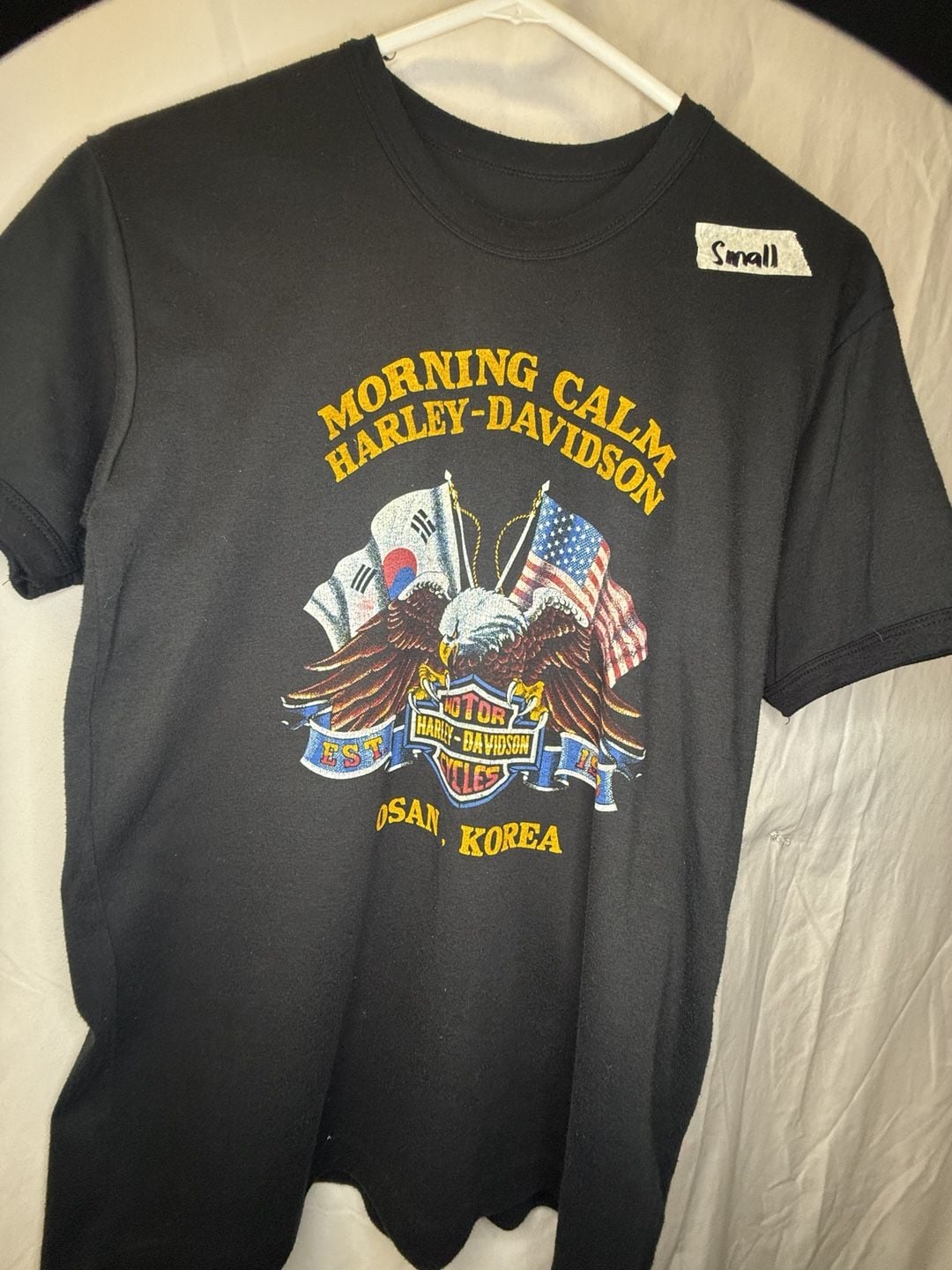 Harley-Davidson Osan Korea Morning Calm T-Shirt Small 3