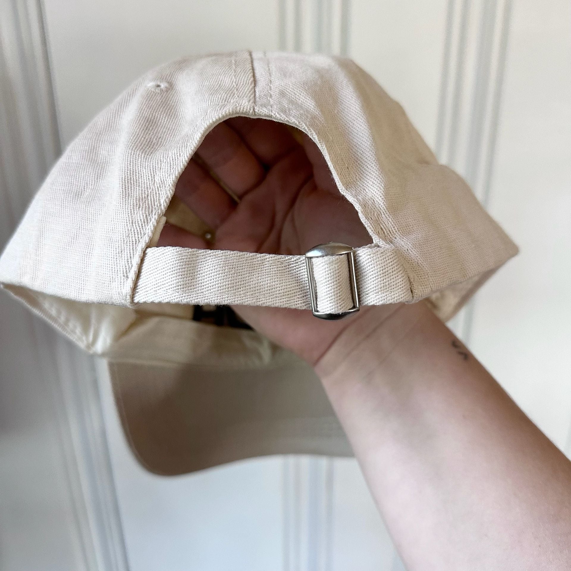 Disney Winnie the Pooh Embroidered Beige Baseball Cap Hat 2