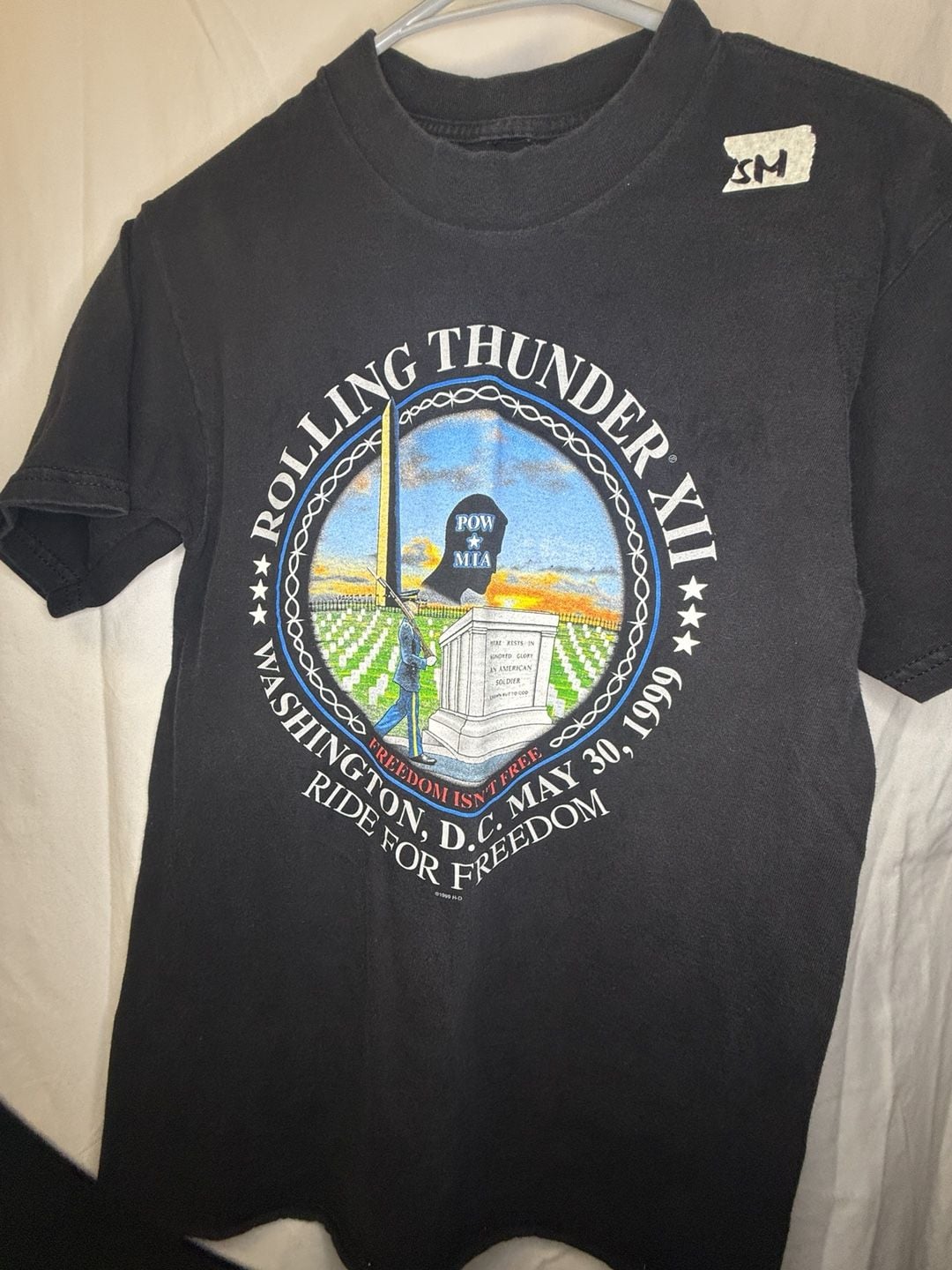 Harley-Davidson Rolling Thunder XII 1999 Washington DC T-Shirt Size SM 3