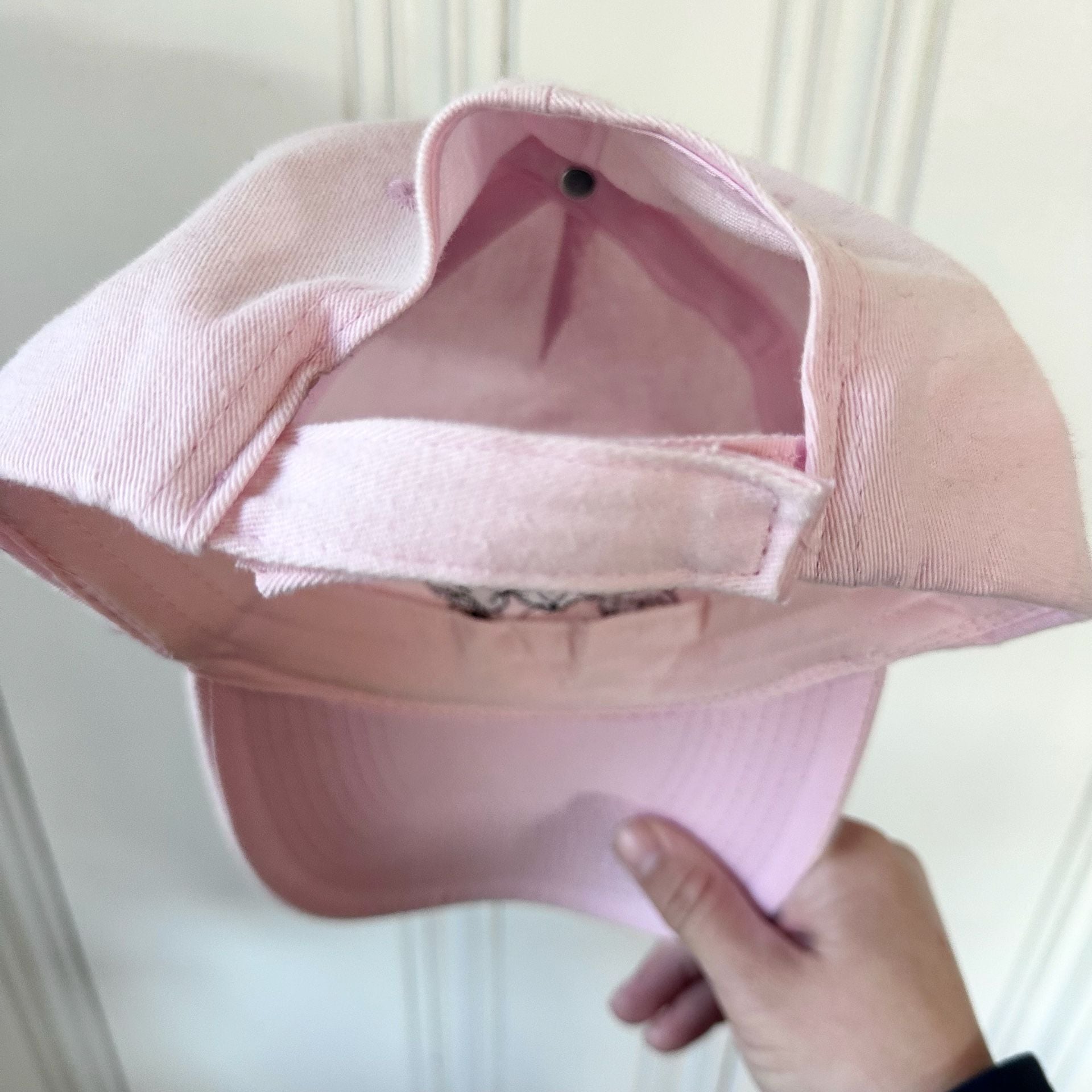 Disney Mickey and Minnie Mouse Light Pink Baseball Hat 2