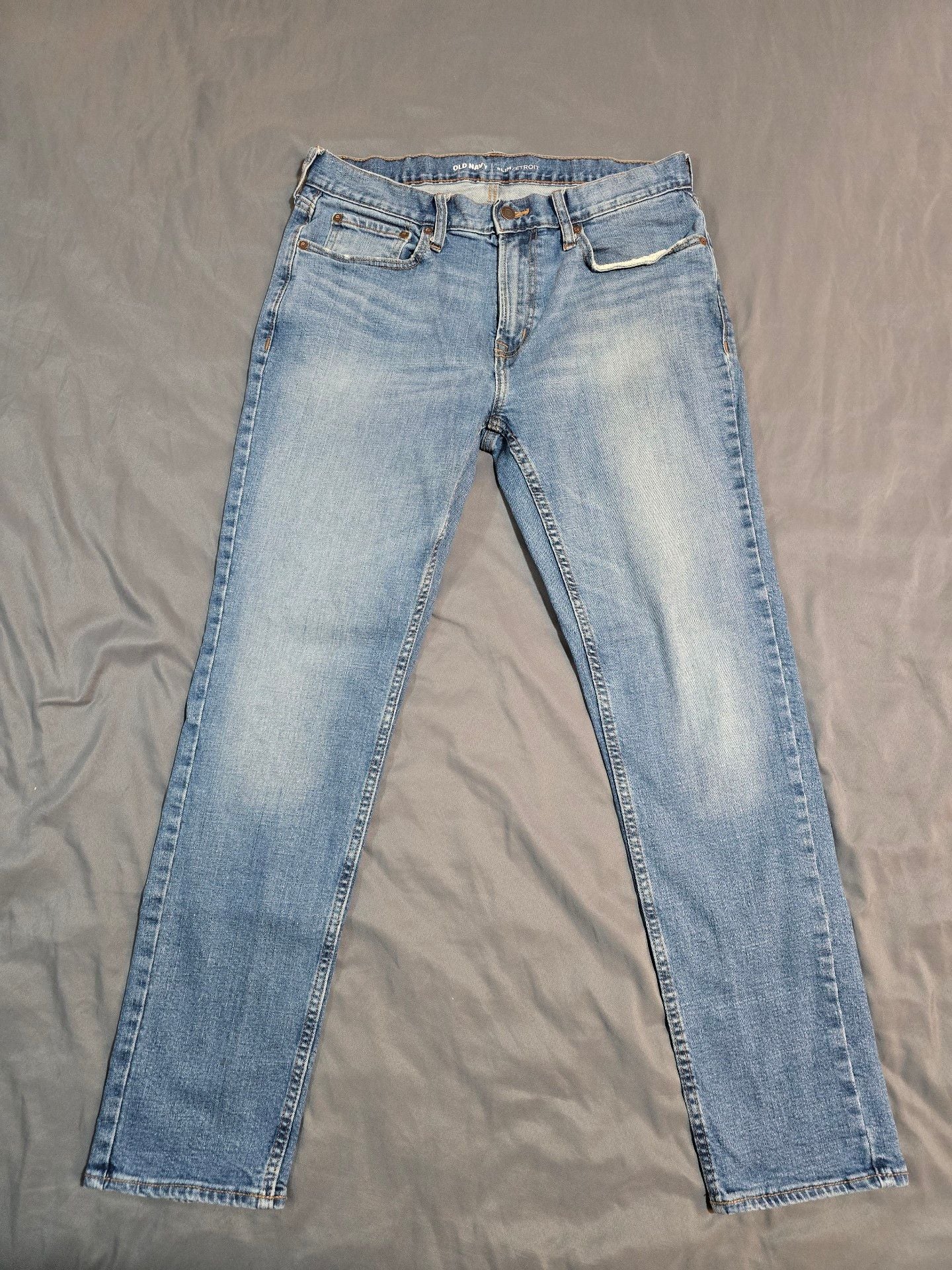 Old Navy Slim Jeans 32x30 Blue Denim Stretch 2