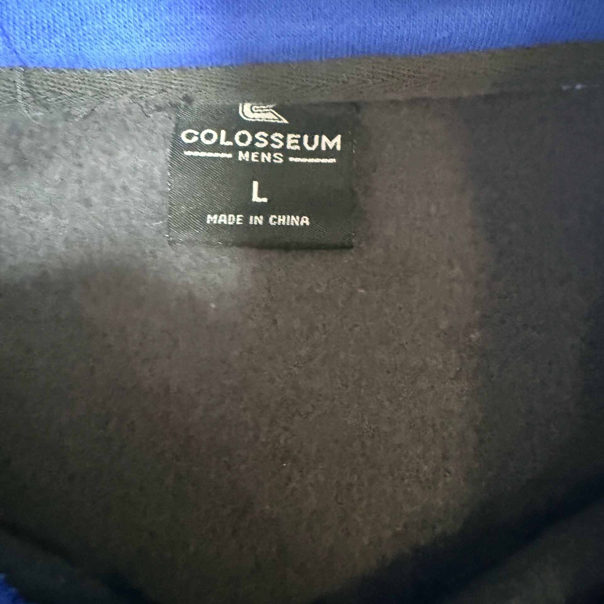 Colosseum UCLA Bruins 1/4 Zip Sweatshirt Size L Gray Blue 4