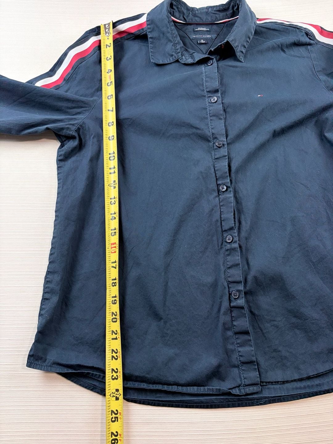 Tommy Hilfiger Women’s Shirt Flag on Long Sleeve Button Down Size Adult ..., 6