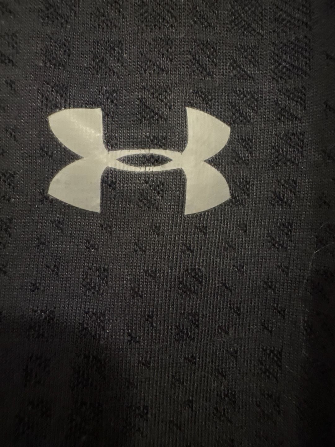 Under Armour Threadborne Black V Neck Athletic Shirt Short Sleeve Textured XL 3