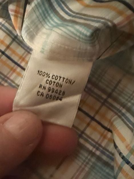 Bugatchi Uomo Plaid Long Sleeve Button-Up Shirt Size XL 8