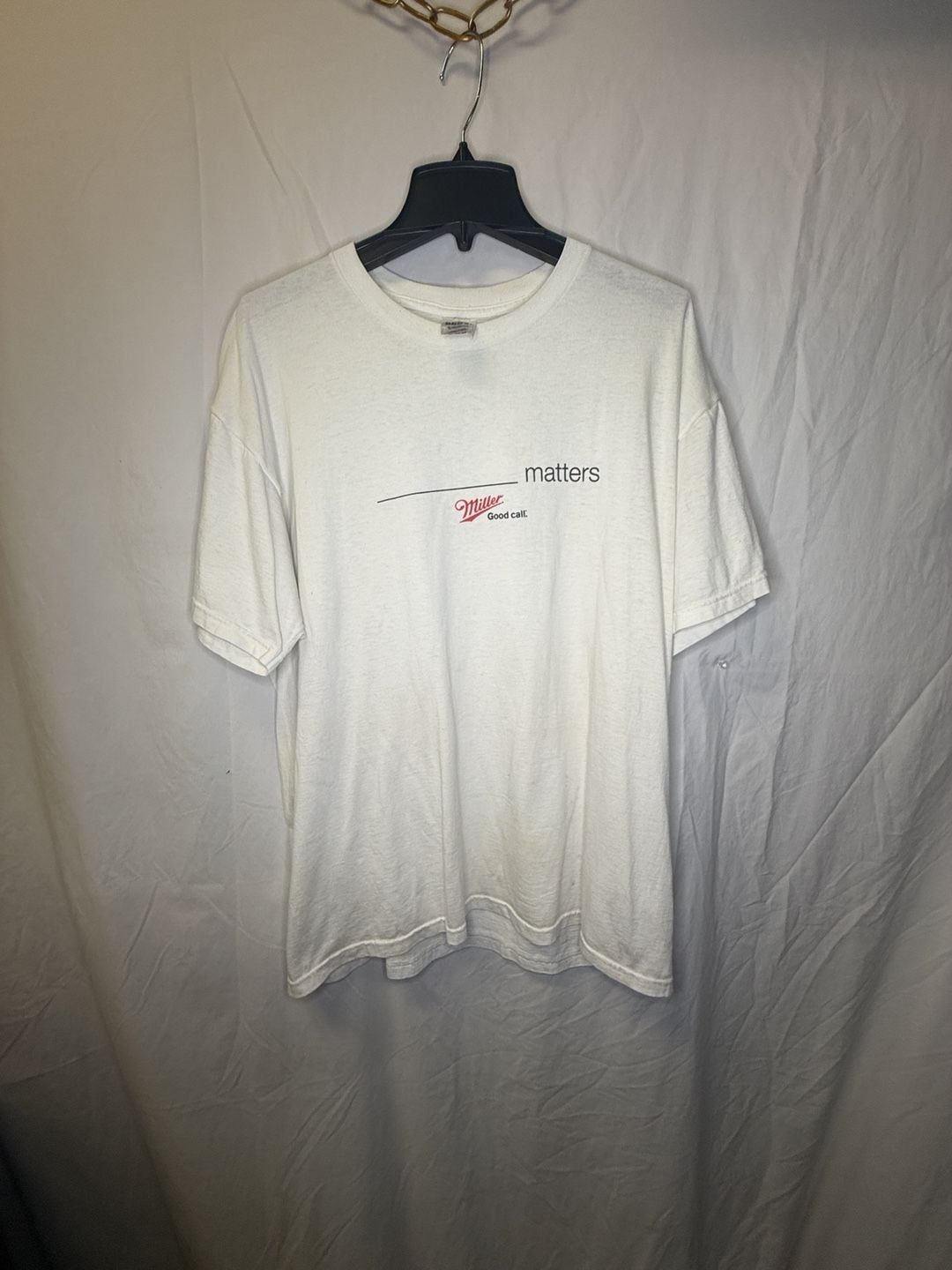 Fruit of the Loom Miller Good Call T-Shirt XL White 2