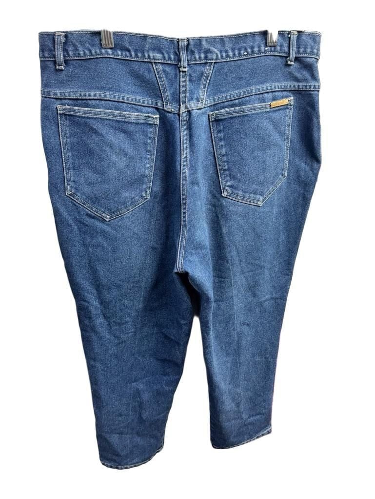 Vintage Gitano High Waist Tapered Jeans Size 38 Short Blue Denim 3