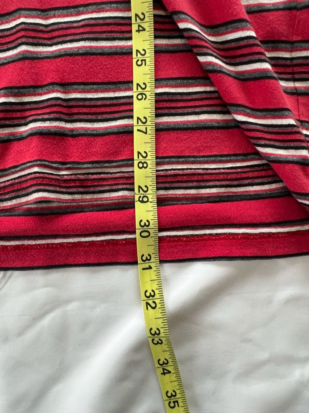 Vans Striped Polo Shirt Size XL Red Black White. USA Made 5