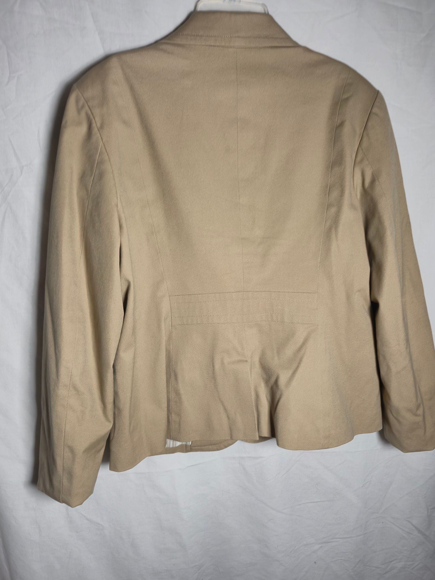 George Blazer Size 8 Khaki Cotton Blend Single Button 4