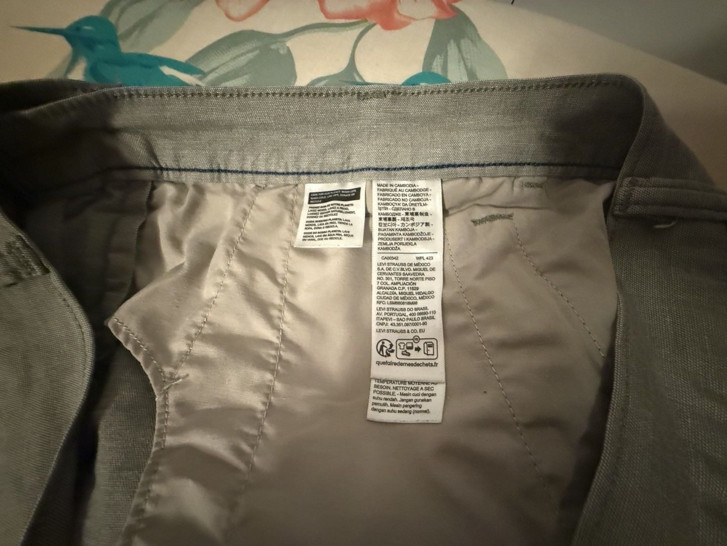 Levi's XX Chino Standard Taper Pants W33 L30 Gray 4