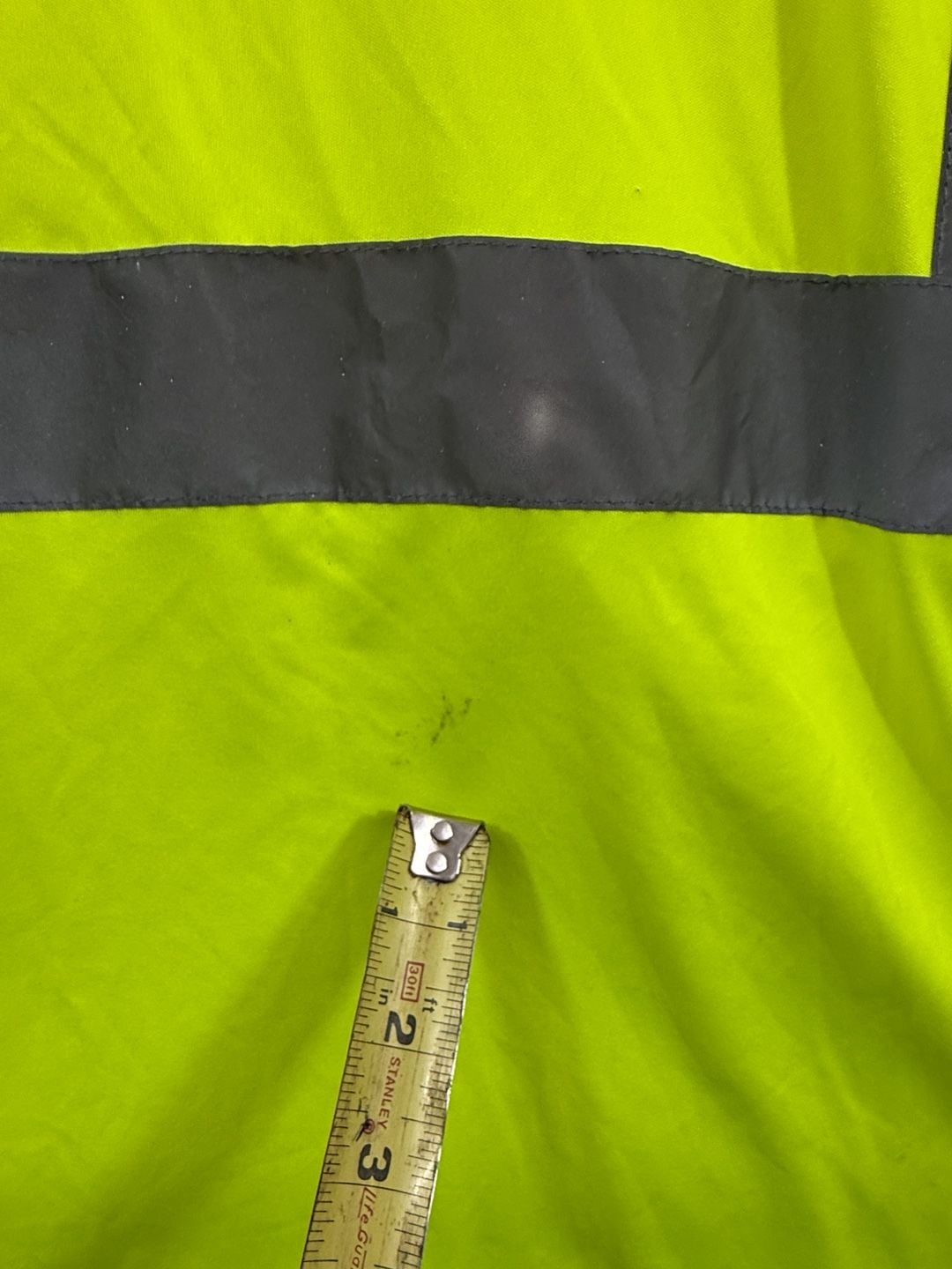 Genuine Dickies Hi-Vis ANSI 2 Safety T-Shirt Size L Neon Yellow Pocket 11