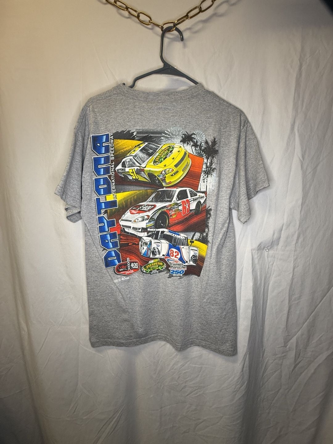 Daytona International Speedway July 2-3 2010 T-Shirt Size M Gray Graphic 4