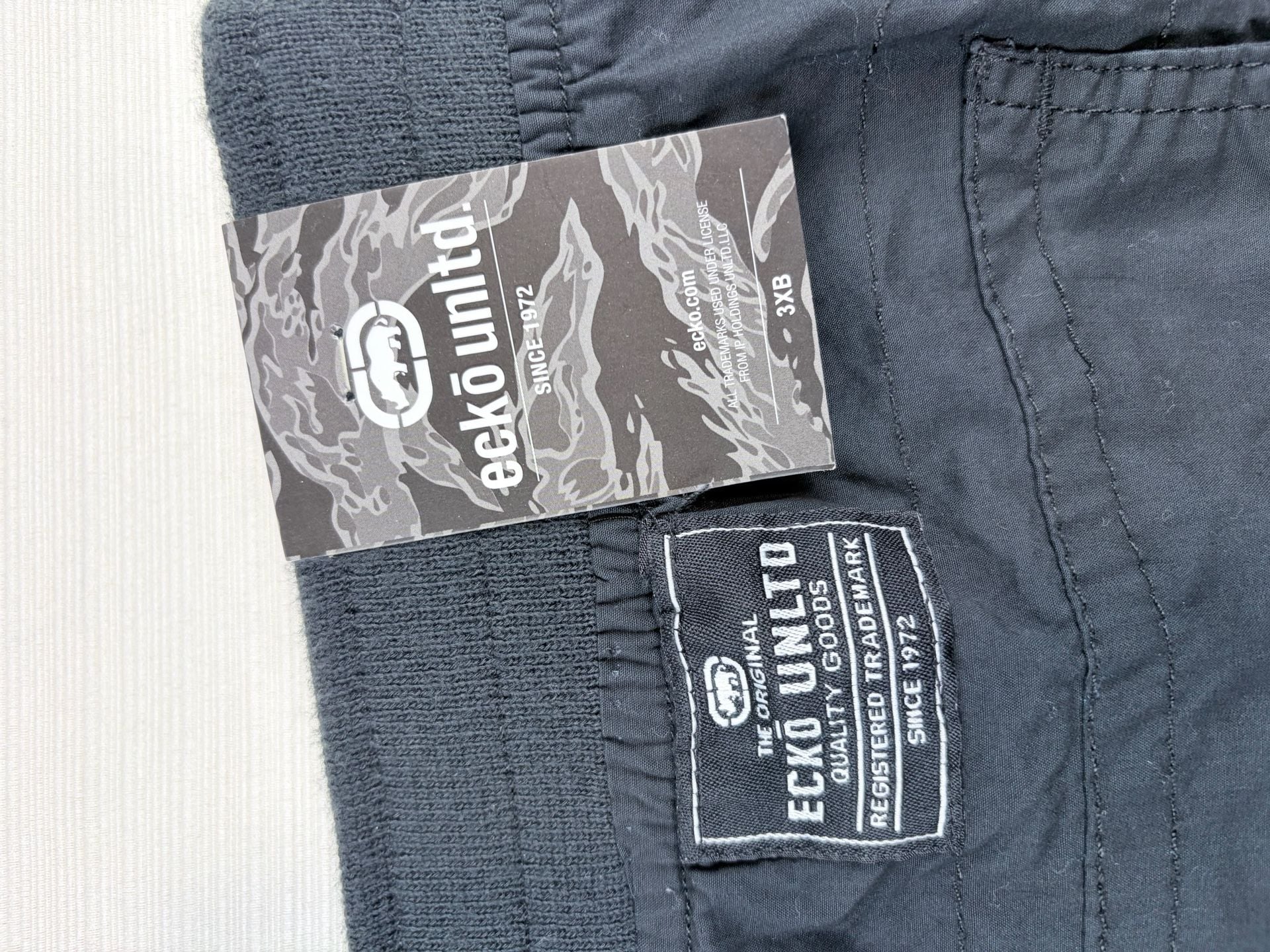 Ecko Unltd. Cargo Shorts Size 3XL Black Big & Tall 6