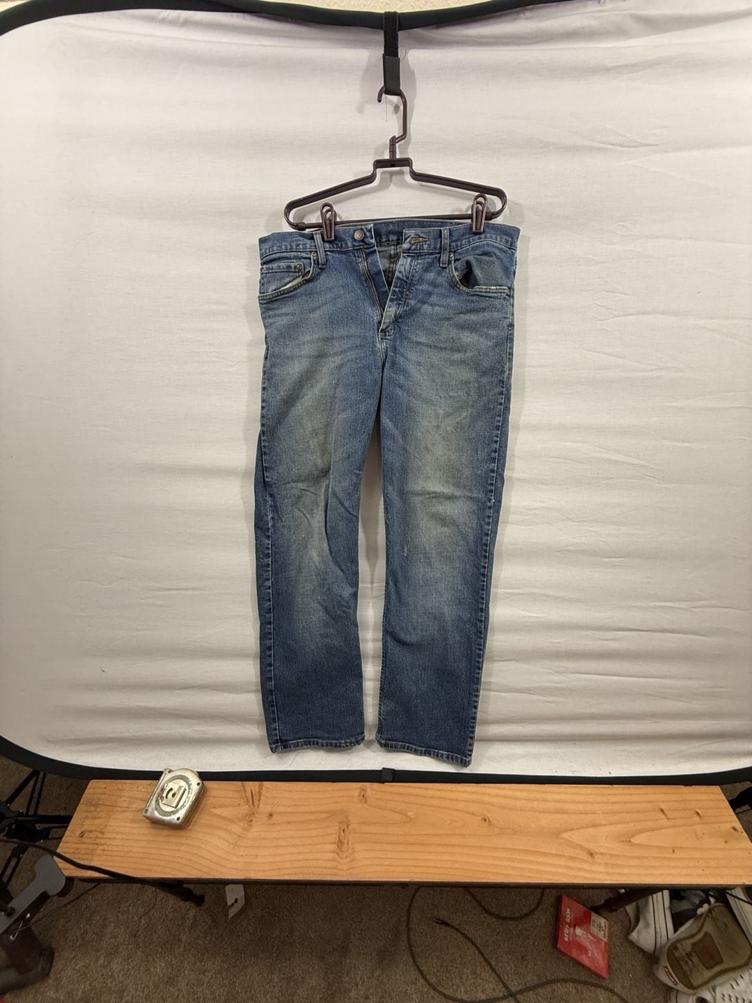 Wrangler Jeans Straight Fit Blue Denim 2