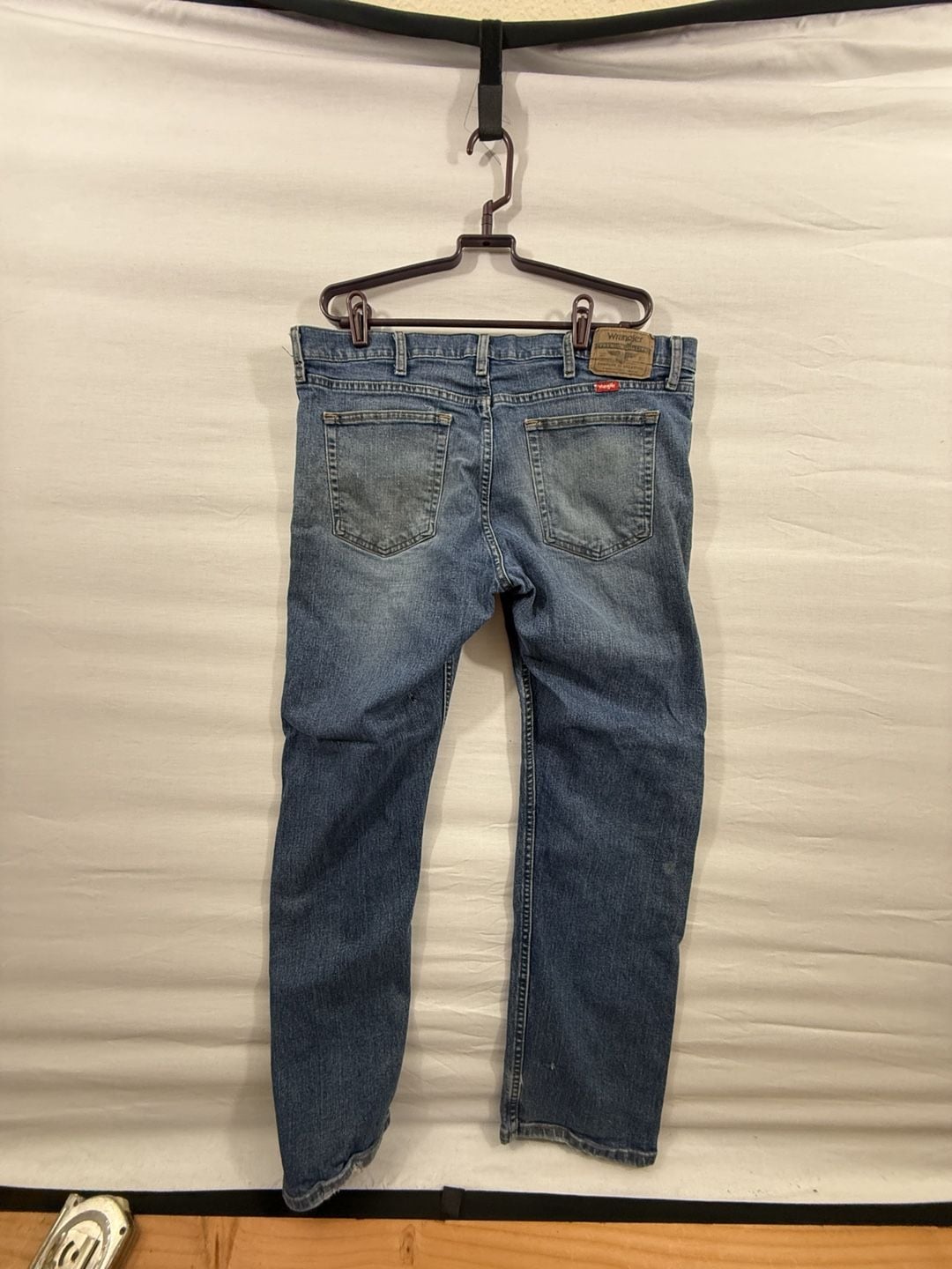 Wrangler Jeans Straight Fit Blue Denim 7