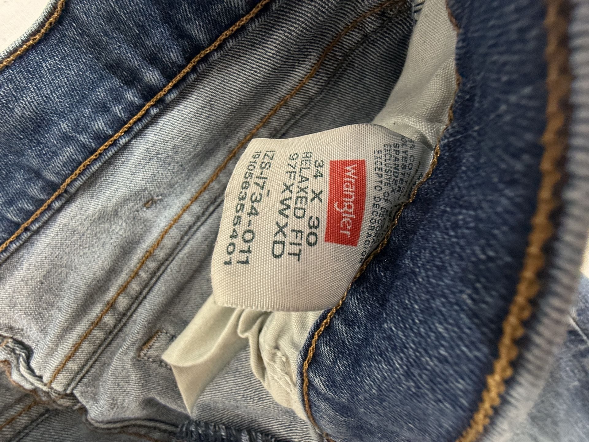 Wrangler Jeans Straight Fit Blue Denim 10