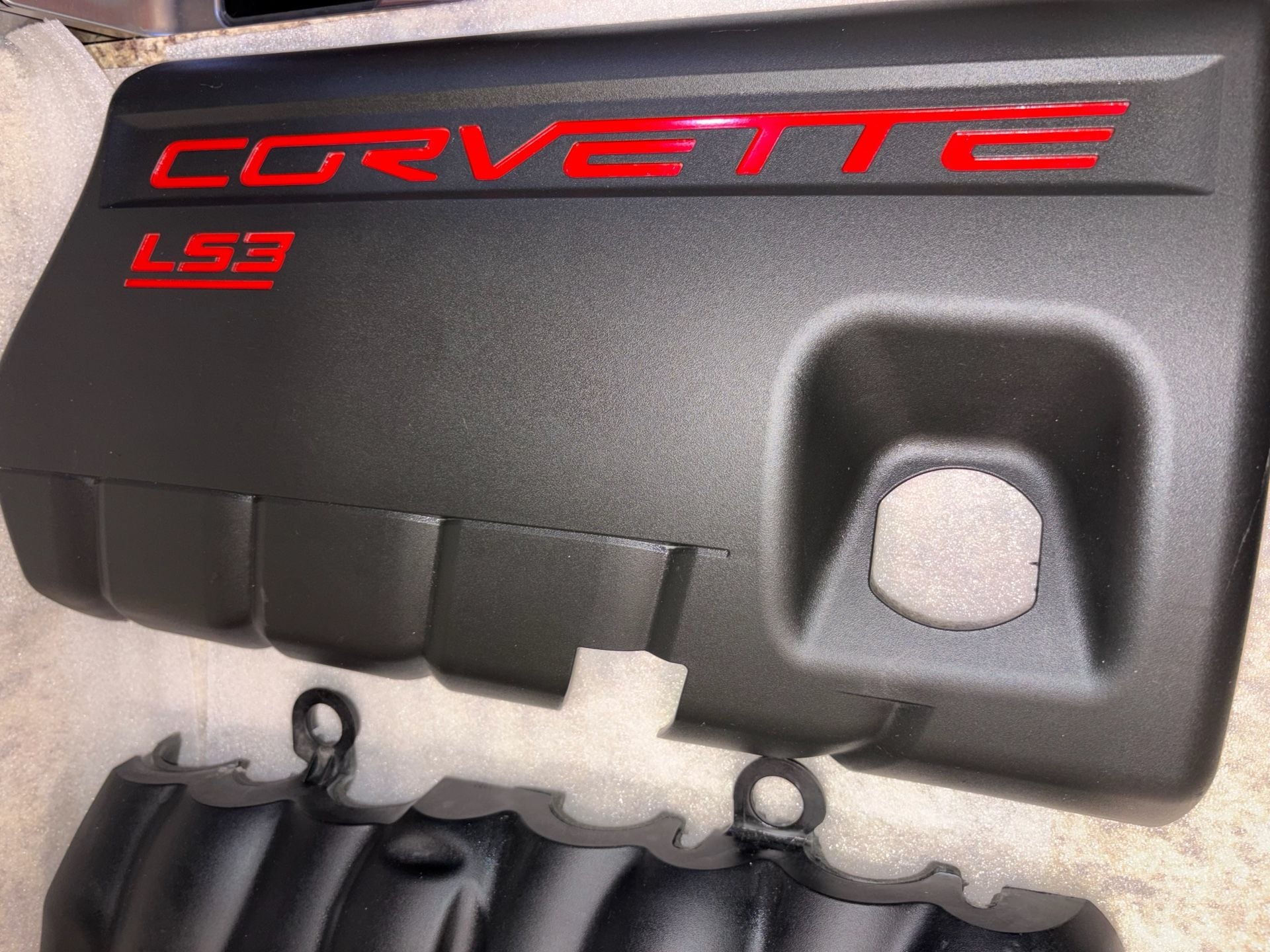08-13 Chevrolet Corvette C6 LS3 6.2L Engine Cover Set Intake Cover 3 Piece 3